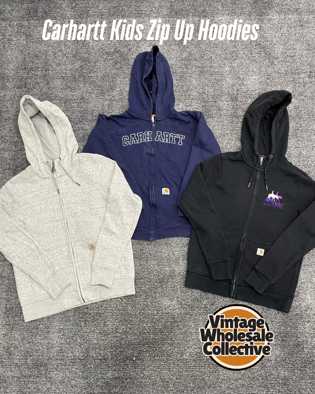 Carhartt Kids Zip Up Hoodies - (05/01)