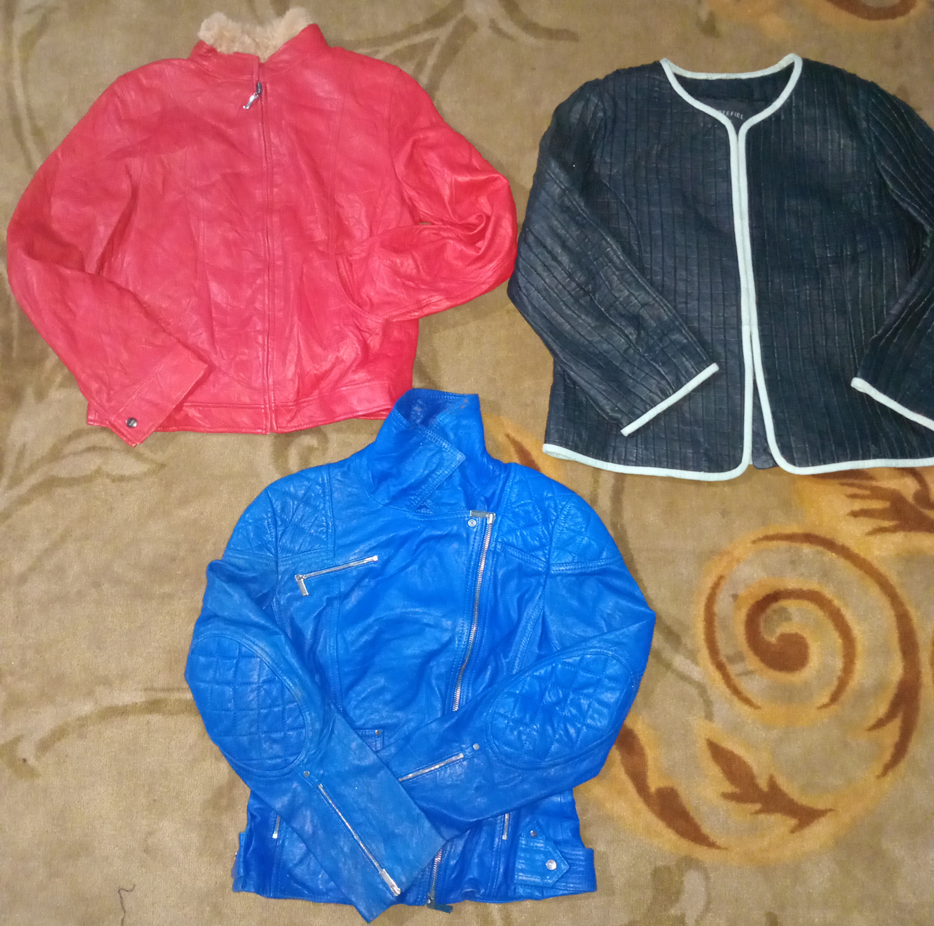 Women leather jacket