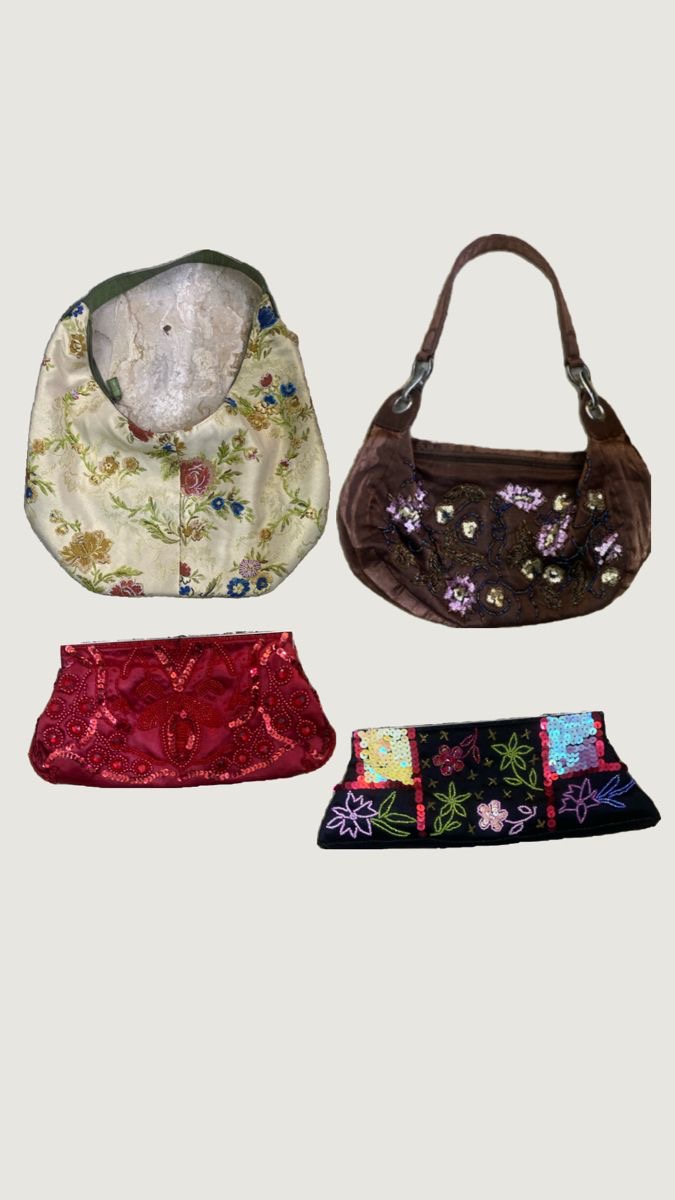 Y2K Blinking Beaded Bags