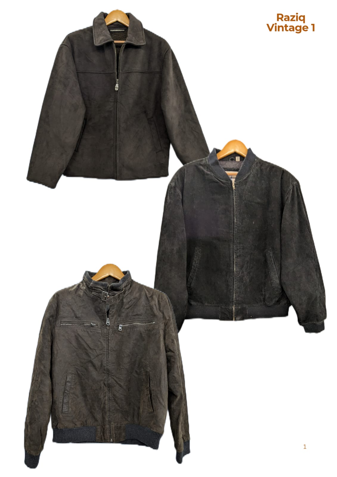 💥 RV1636 vestes en suède shearling