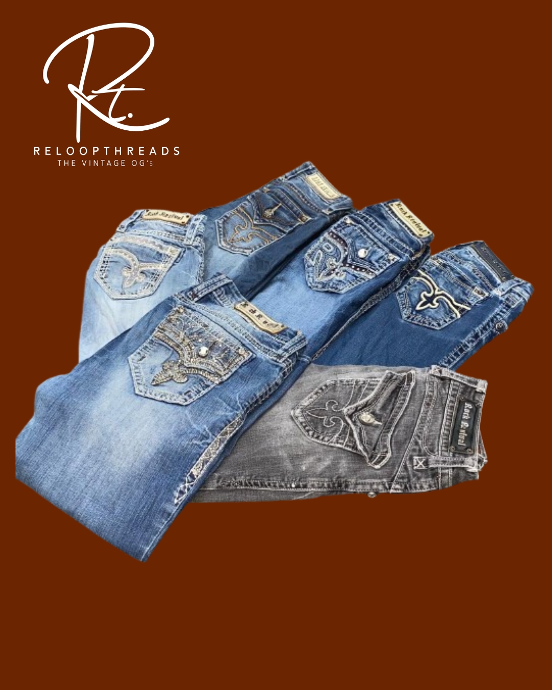 RT 1336 Rock Revival Mix Jeans