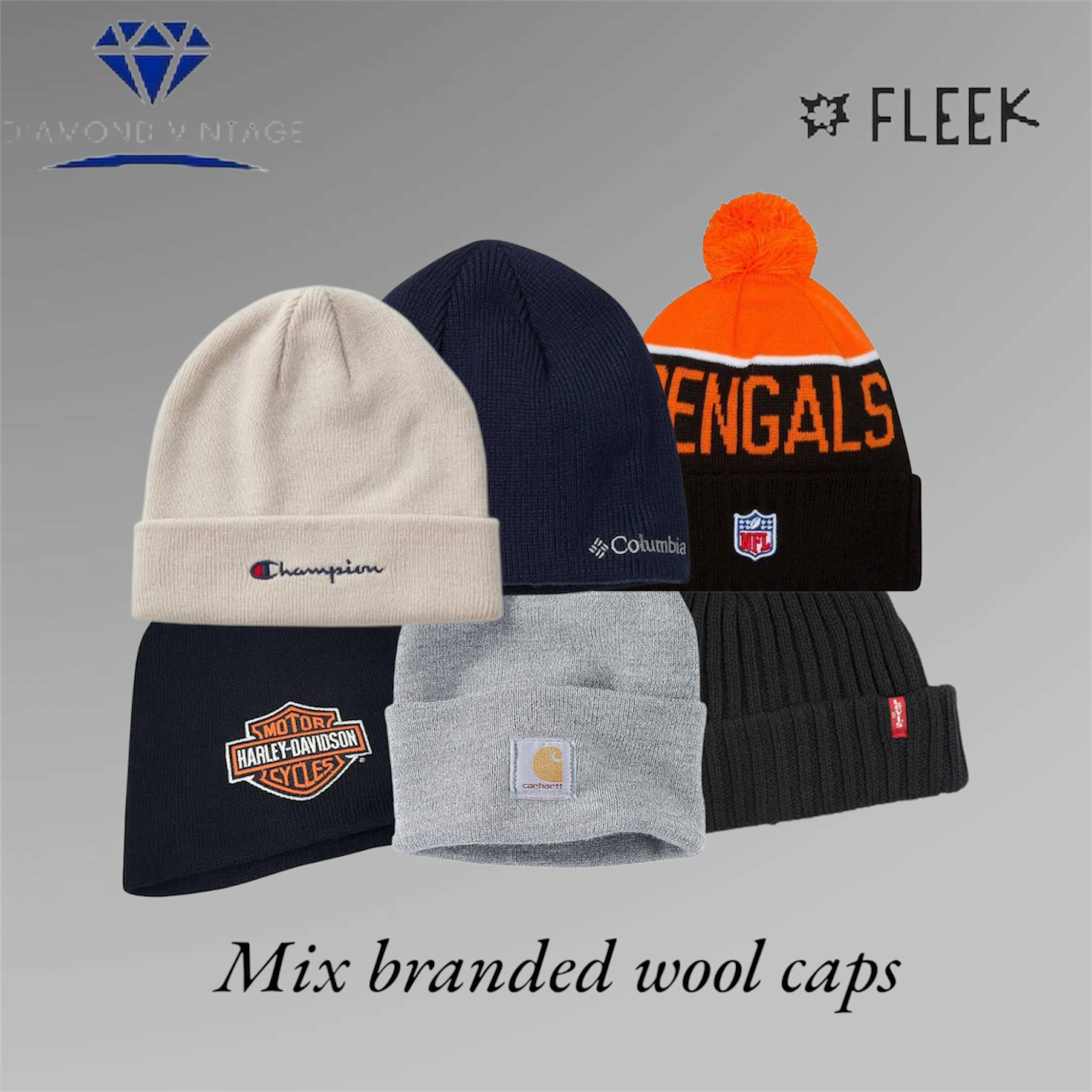 Branded wool Caps (DV -01-89)