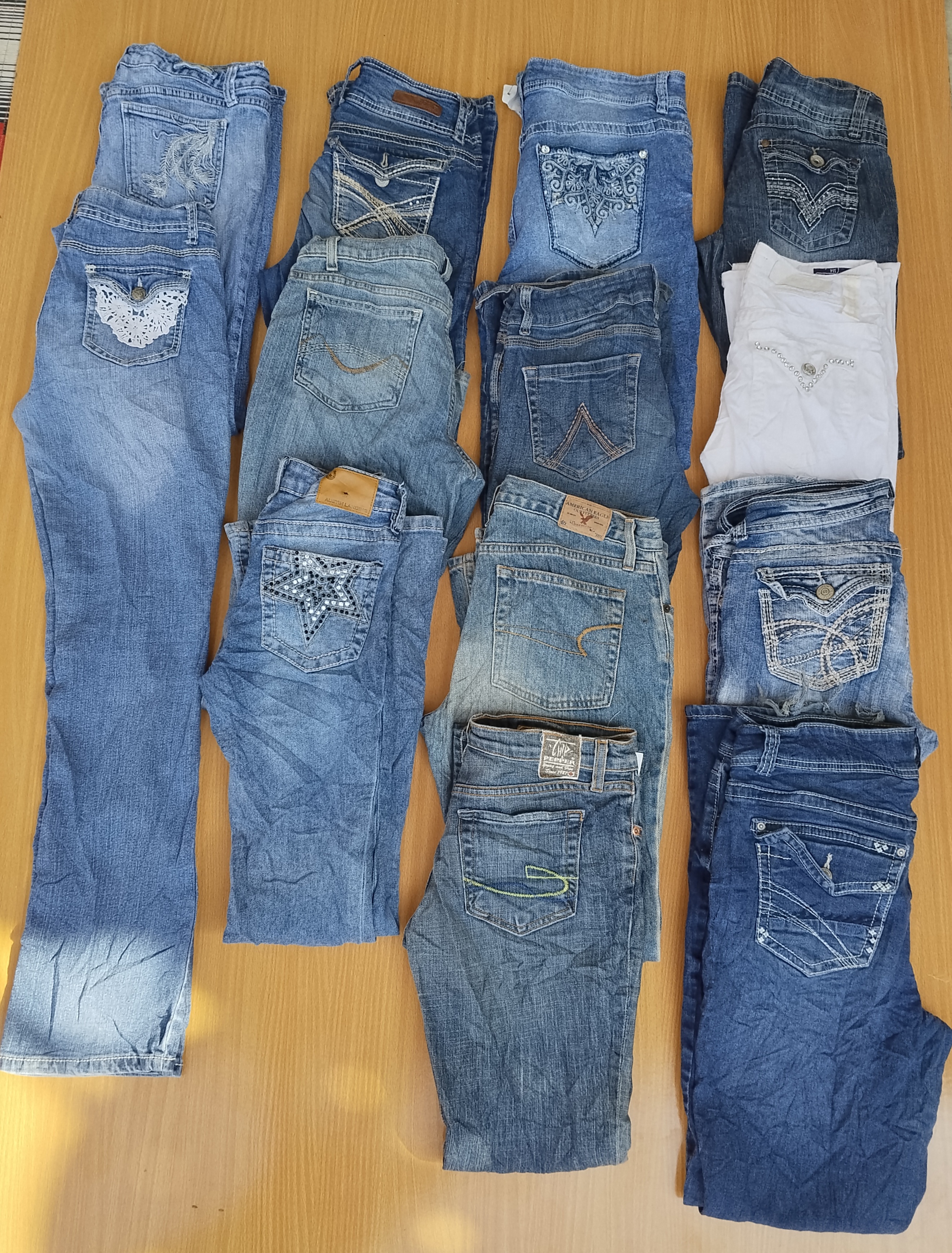 Denim Bootcut-Jeans (LJ-38)