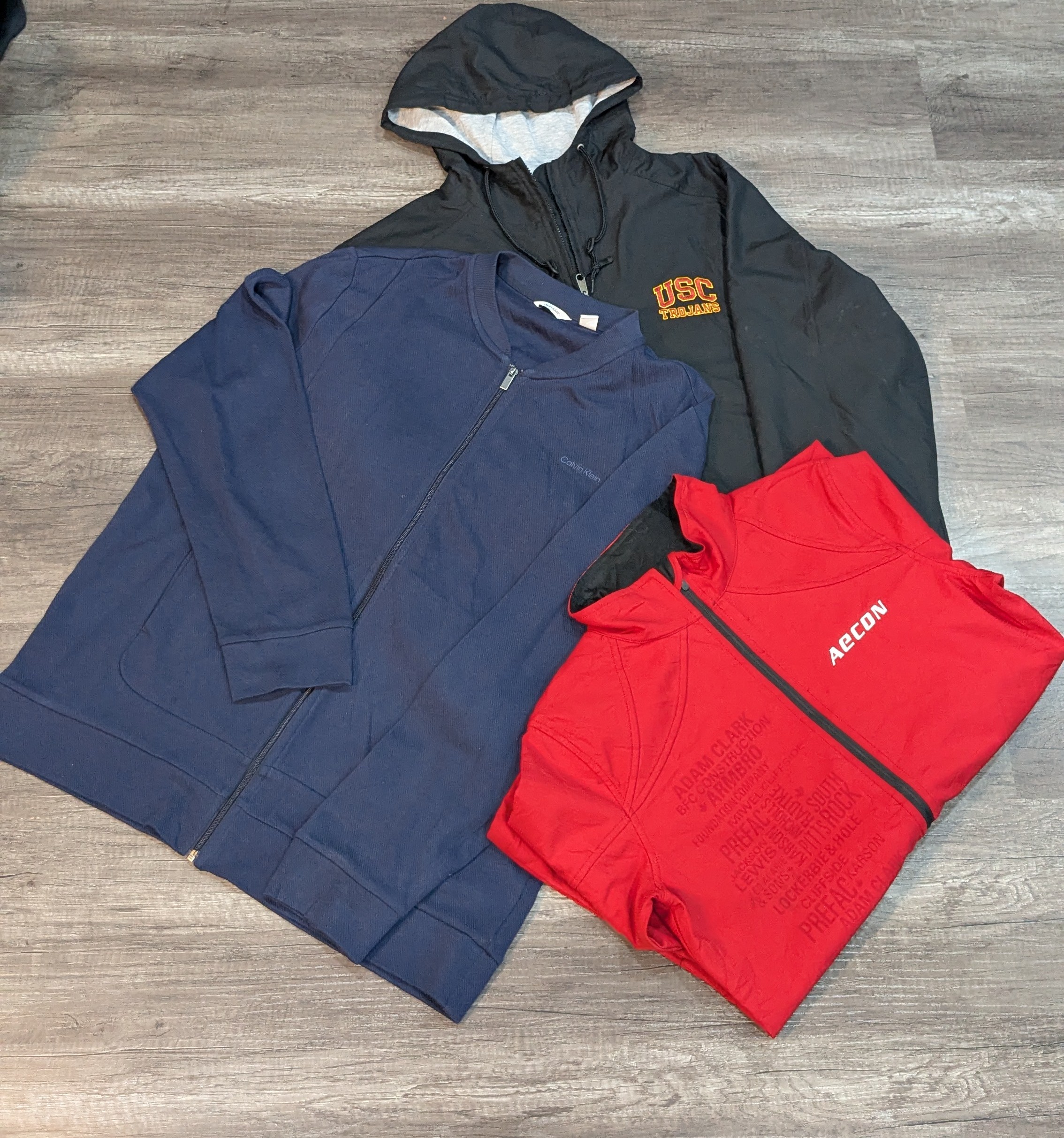 1927 - Fila, Nike, Puma, Calvin Klein, Adidas, Champion, Under Armour Full Zipper Hooded Jacket