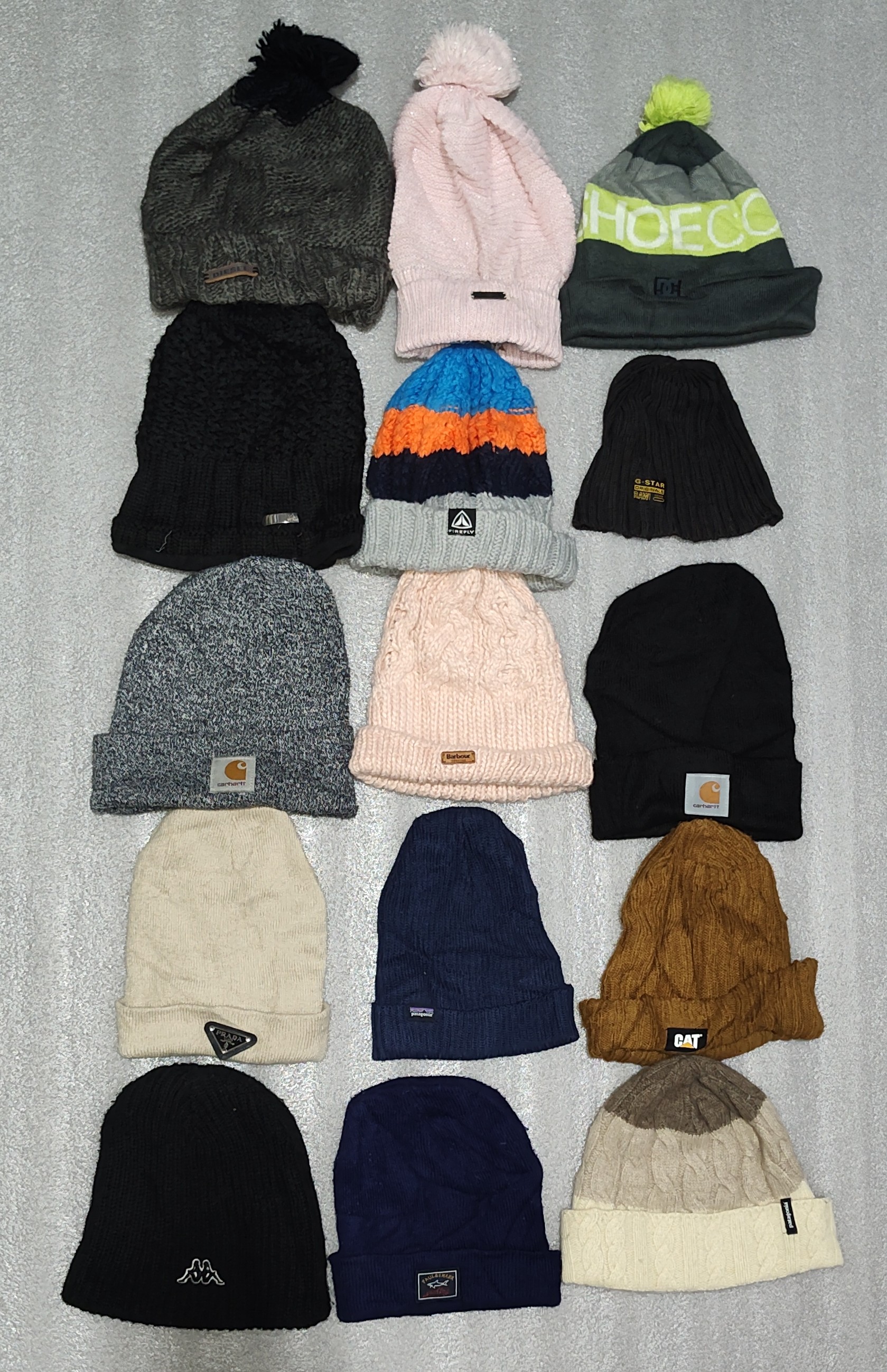 Bonnets de marque Barbour/Carhartt Mix