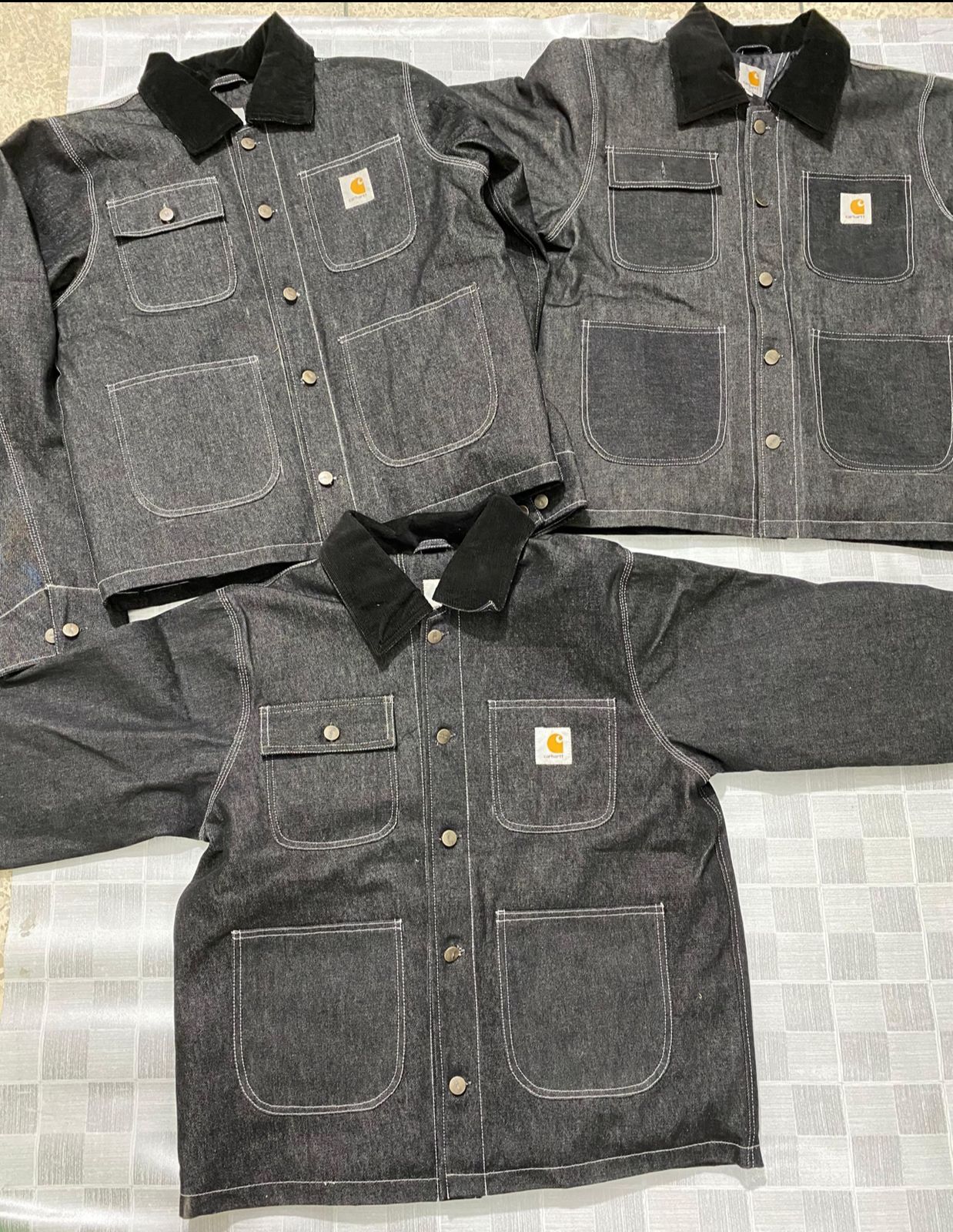 「リワークスタイル カーハート ジーンズ デトロイトジャケット」