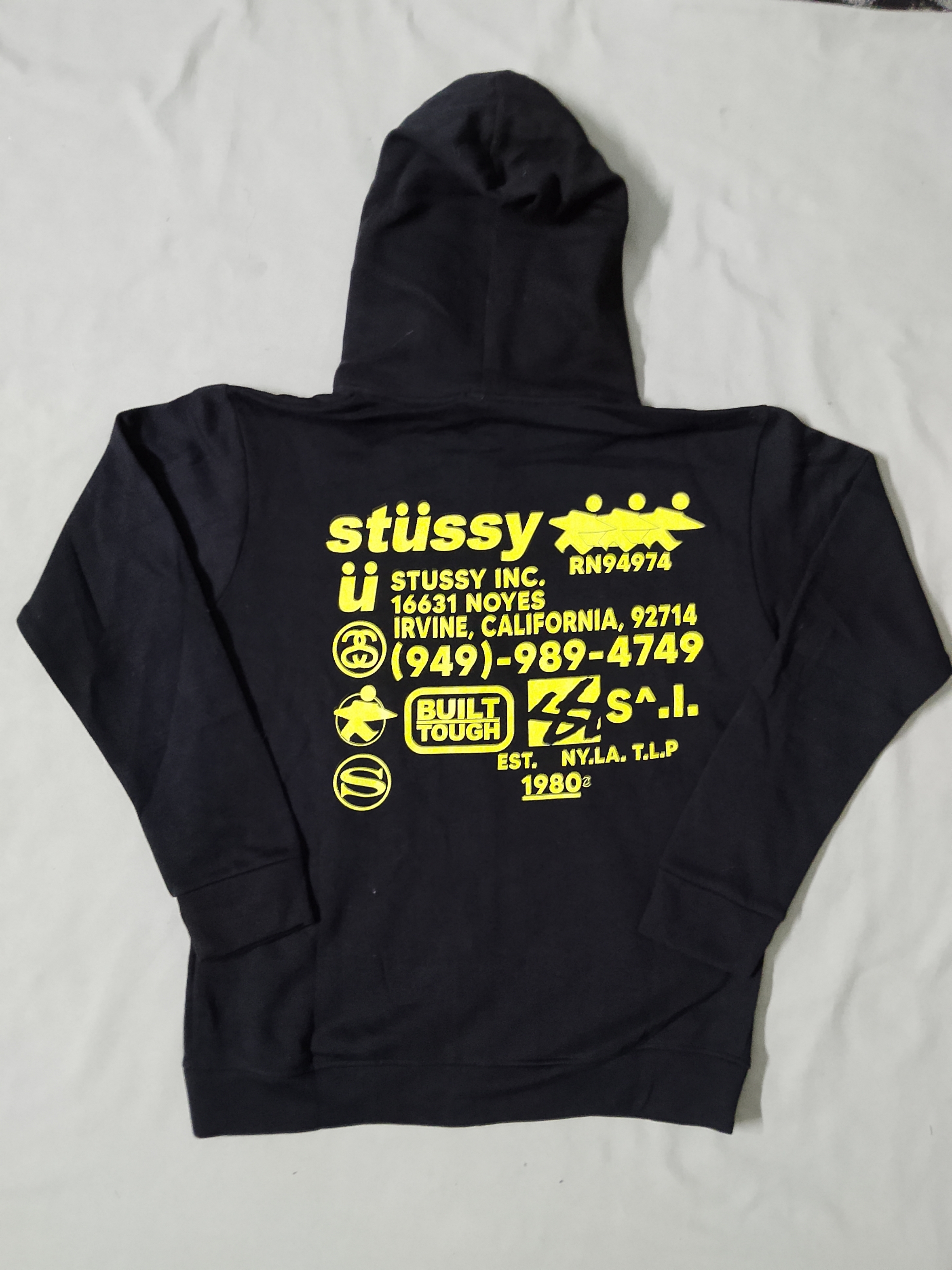 Pull à capuche style rework Stussy Ninja