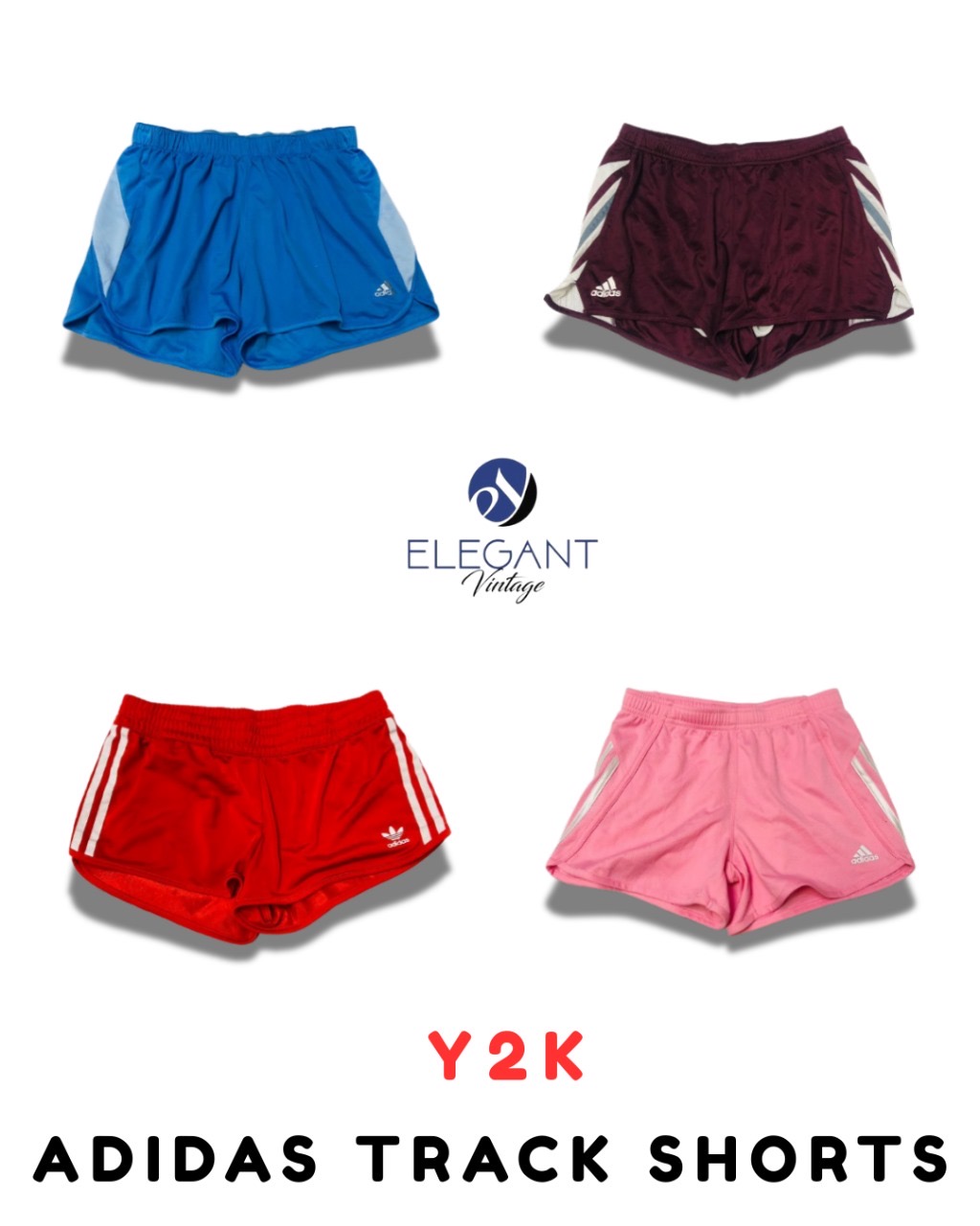 Y2K Adidas トラックショーツ - EV1870