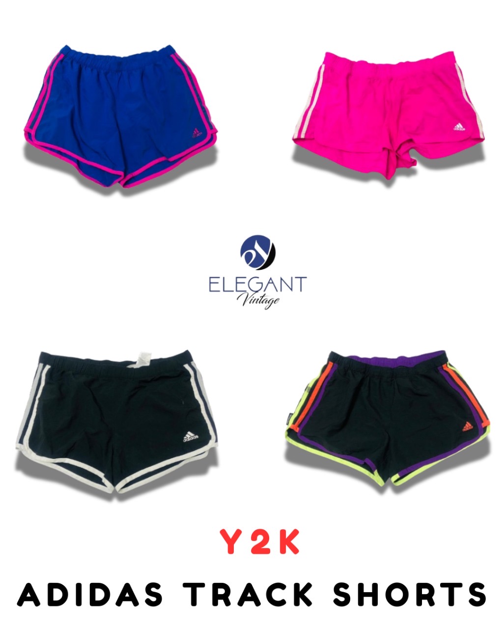 Y2K Adidas Track Shorts - EV1874