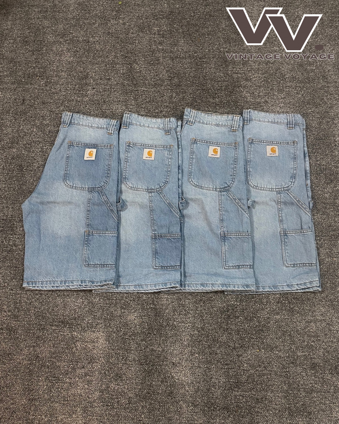 Shorts en denim style retravaillé Carhartt #6126