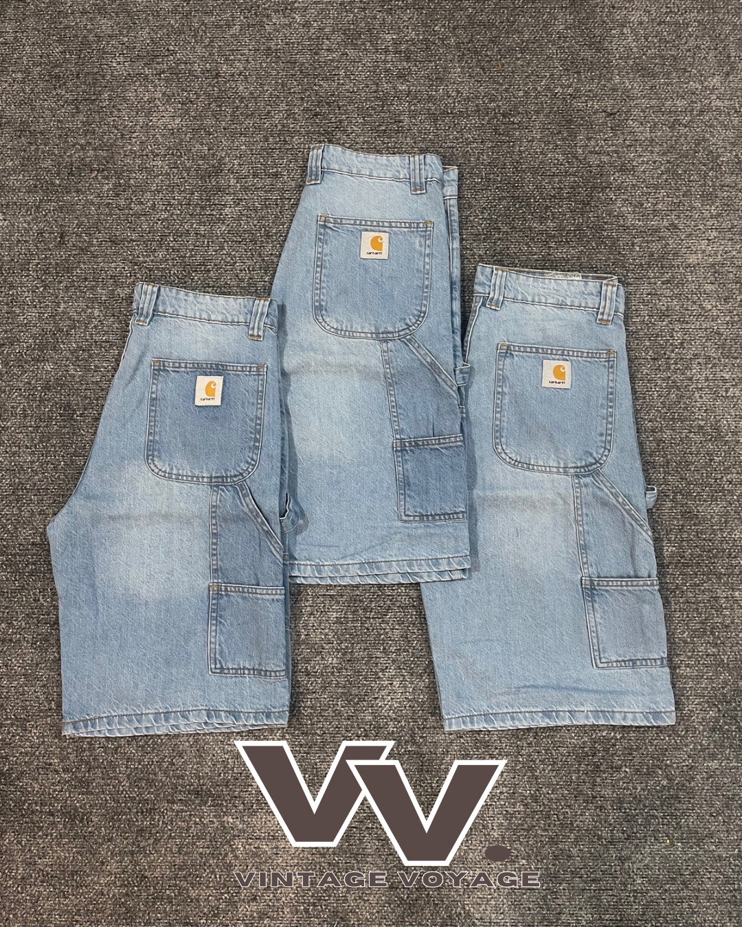 Shorts en denim relookés Carhartt #6126