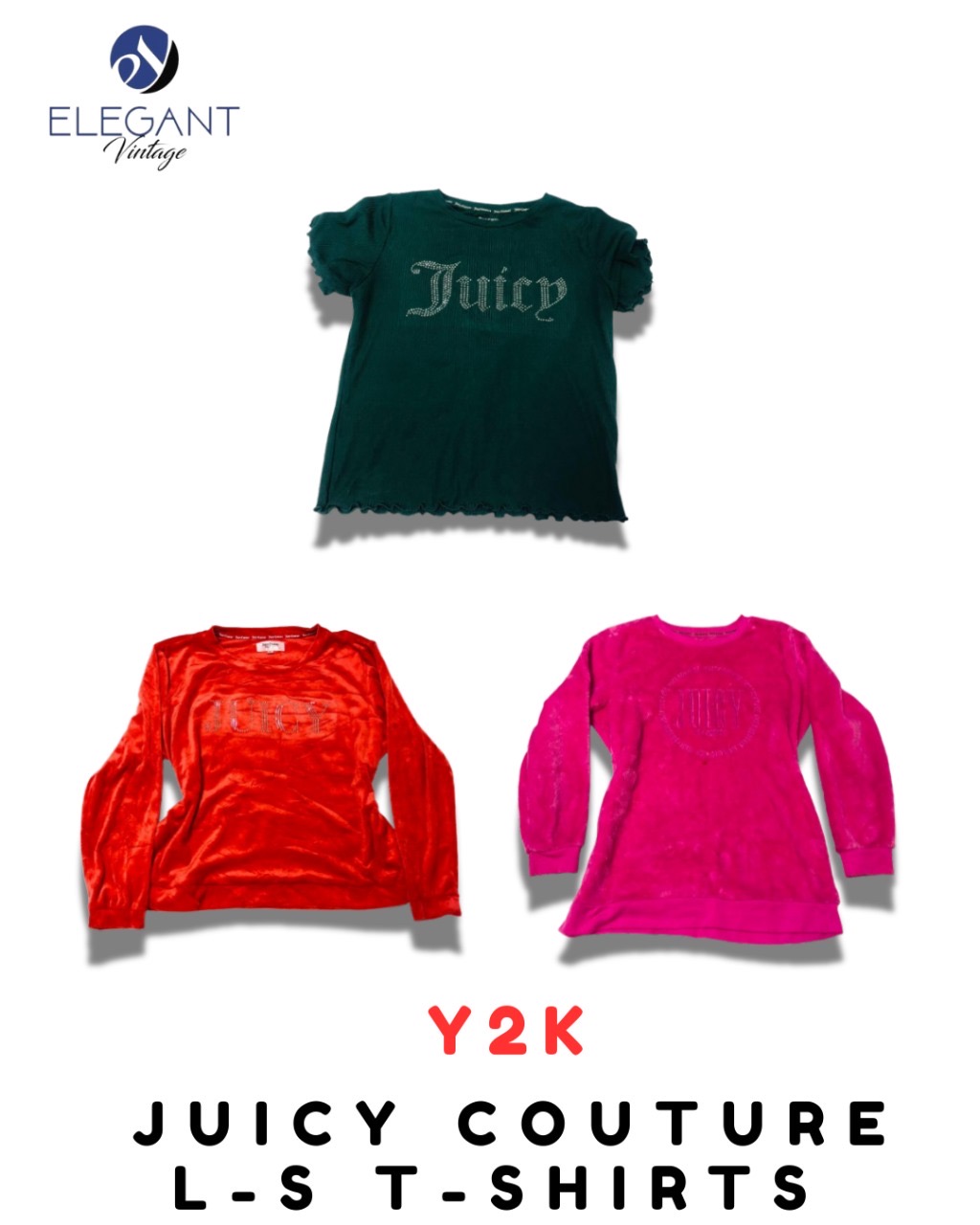Y2K Juicy Couture L-S T-Shirts - EV1880