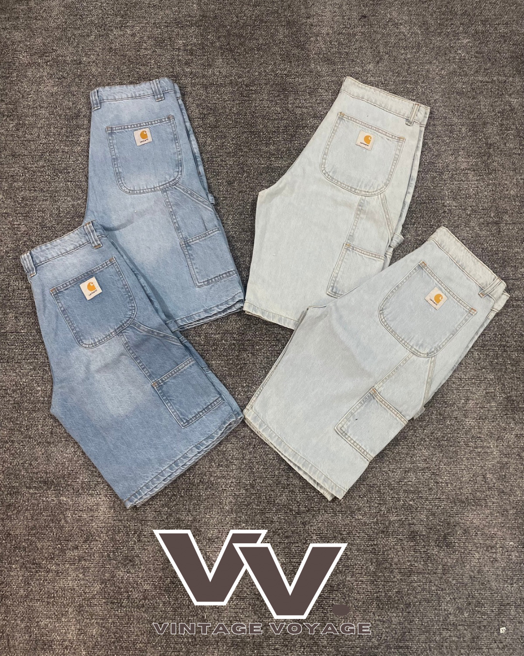 Shorts en denim style retravaillé Carhartt #6126