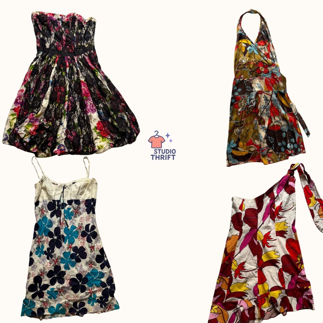 Y2K Heatwave Mini Dresses(DR-040)