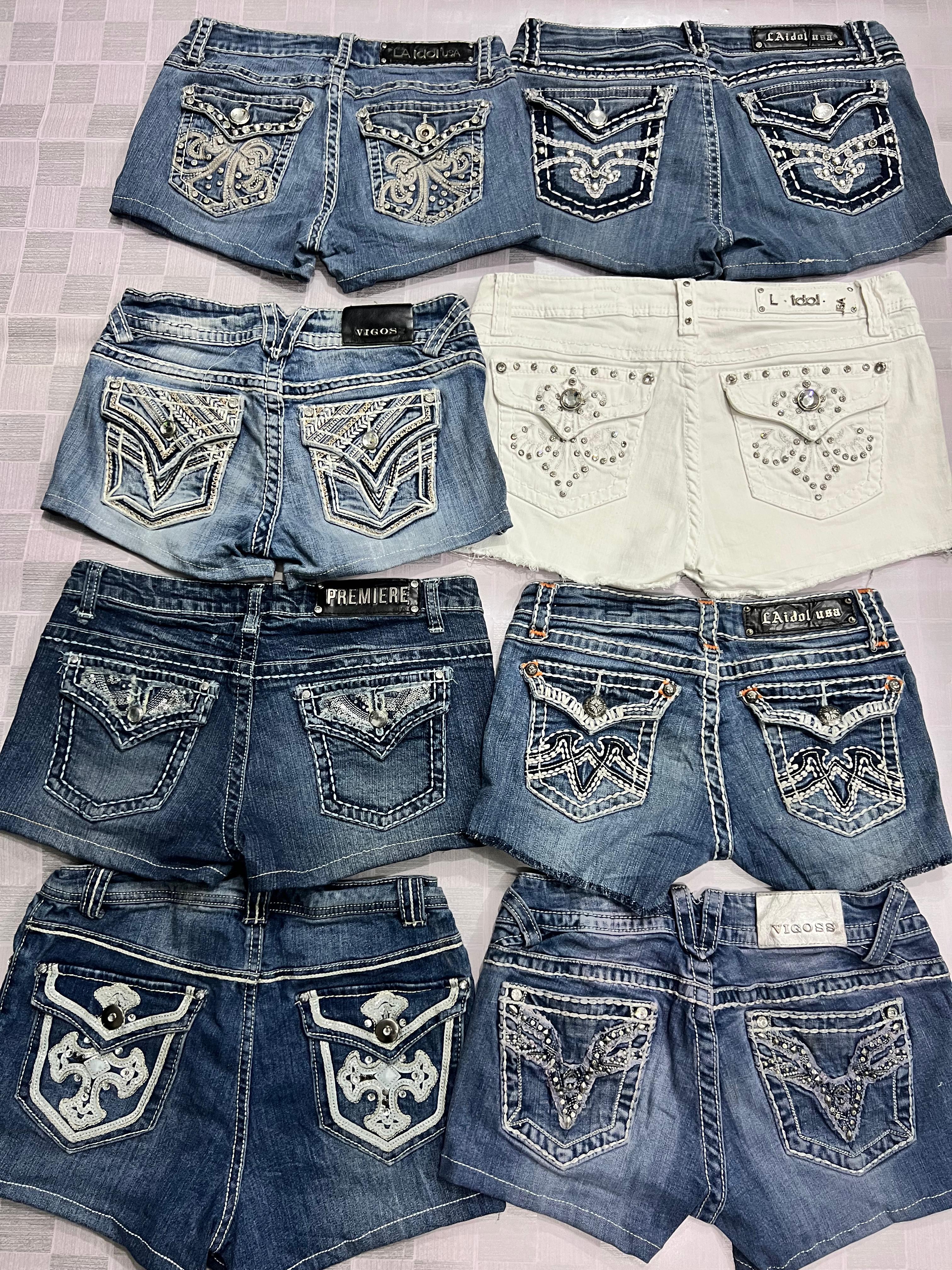 R344 Upcycled Sexy Hot Shots Fully Embellished