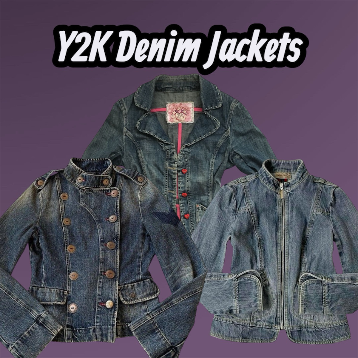 Y2K Denimjacken - e5 (07/01)