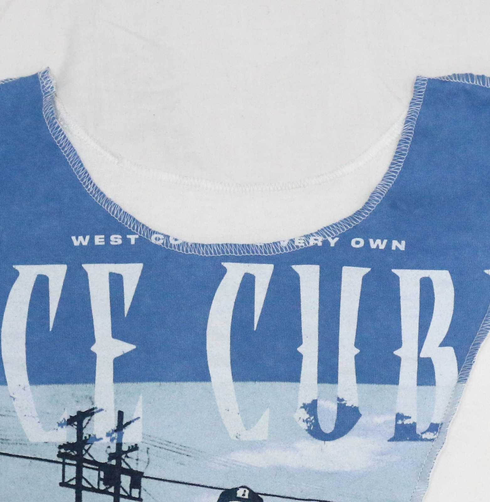 CR1107  Upcycled Rap Split Panel T-Shirt