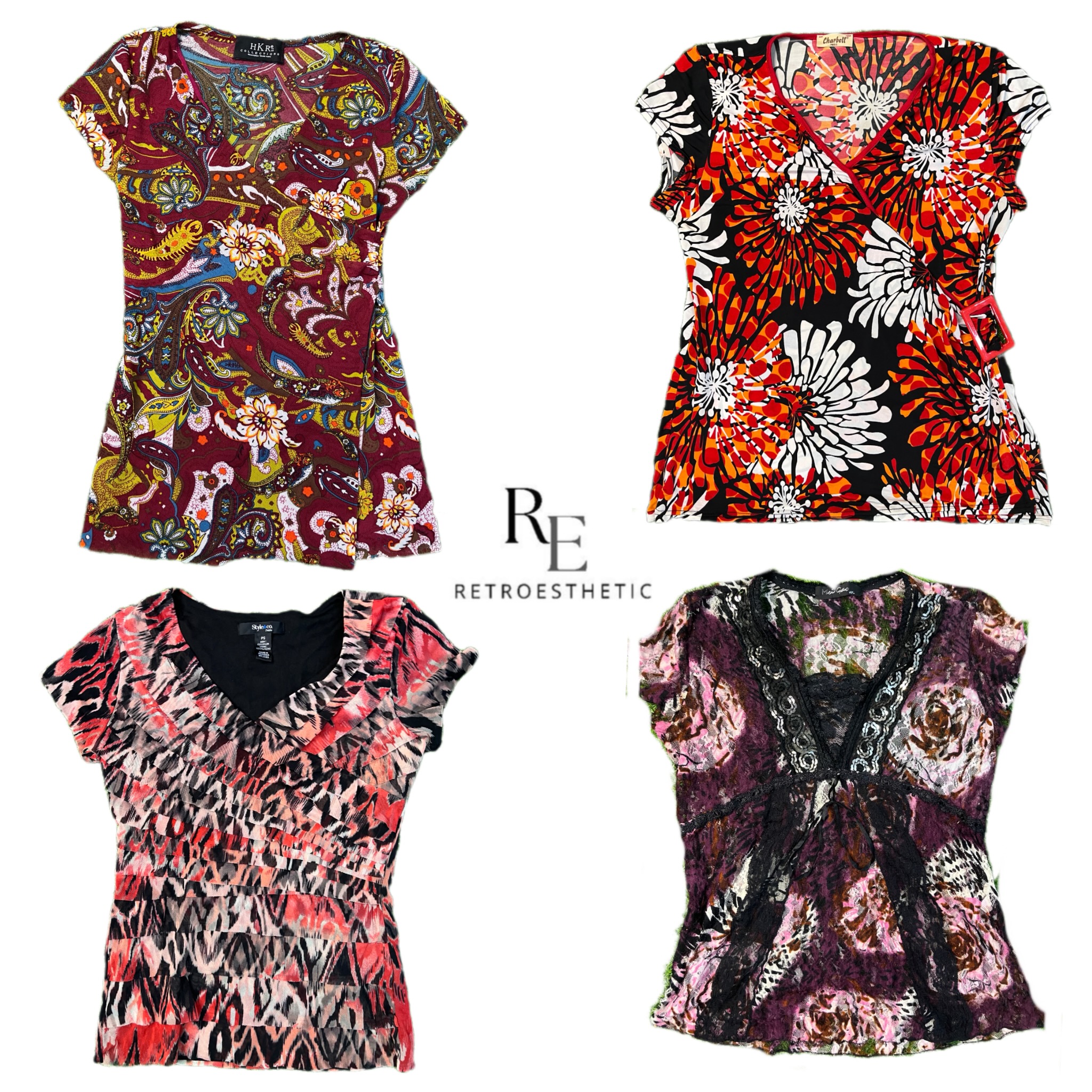 Y2K Cute Vibe Printed Sleeveless Tops RE-2717