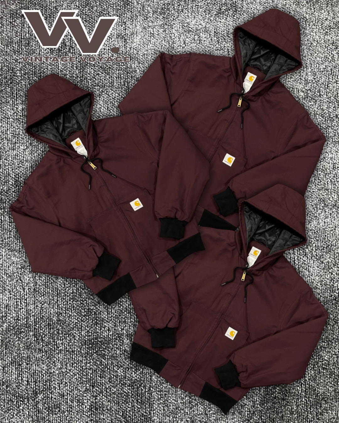 Veste active couleur vigne relookée Carhartt #7126