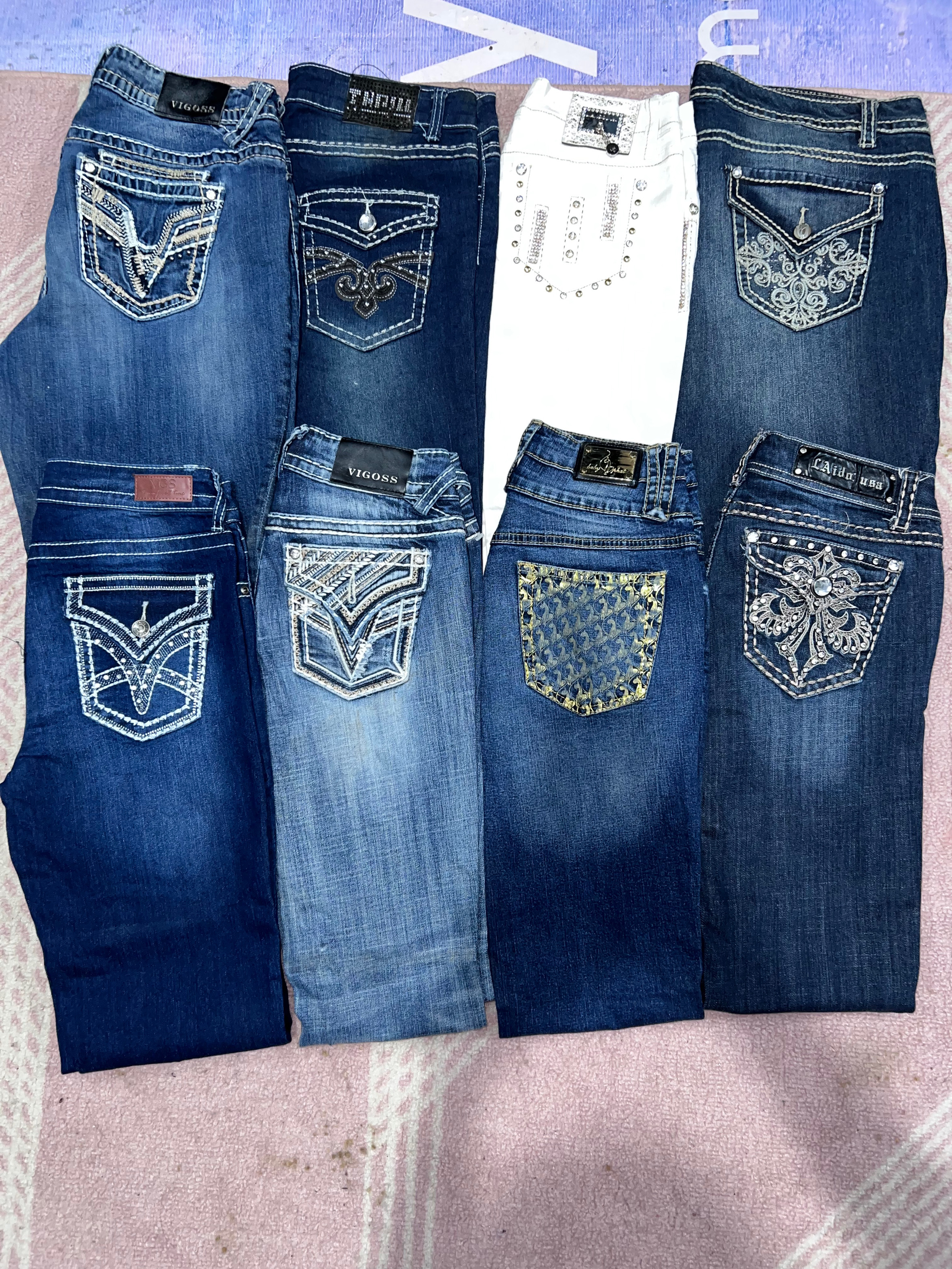 Y2k Stickerei Capri 15 Stück