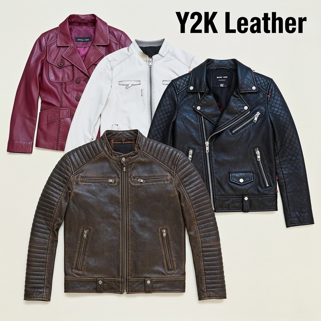 Premium y2k Leather Jackets