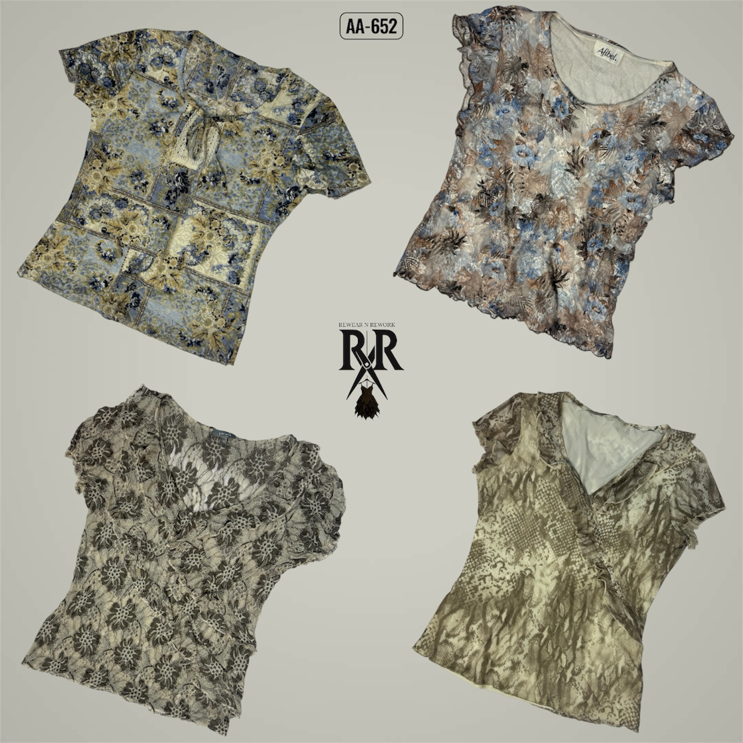 Y2K Soft Girl Sleeveless Mix Tops (AA-652)