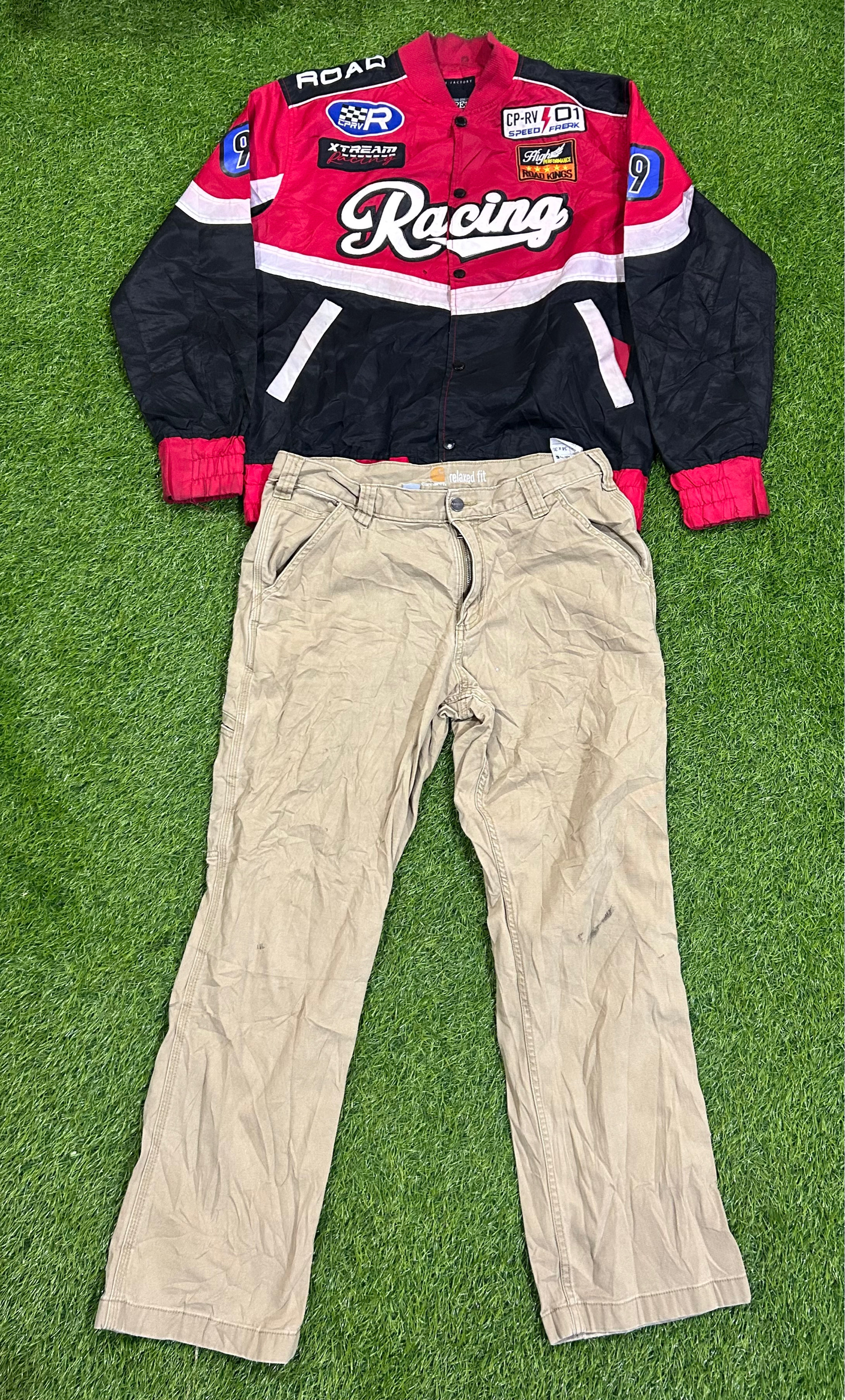Racing And Carharrt Mix Clothes