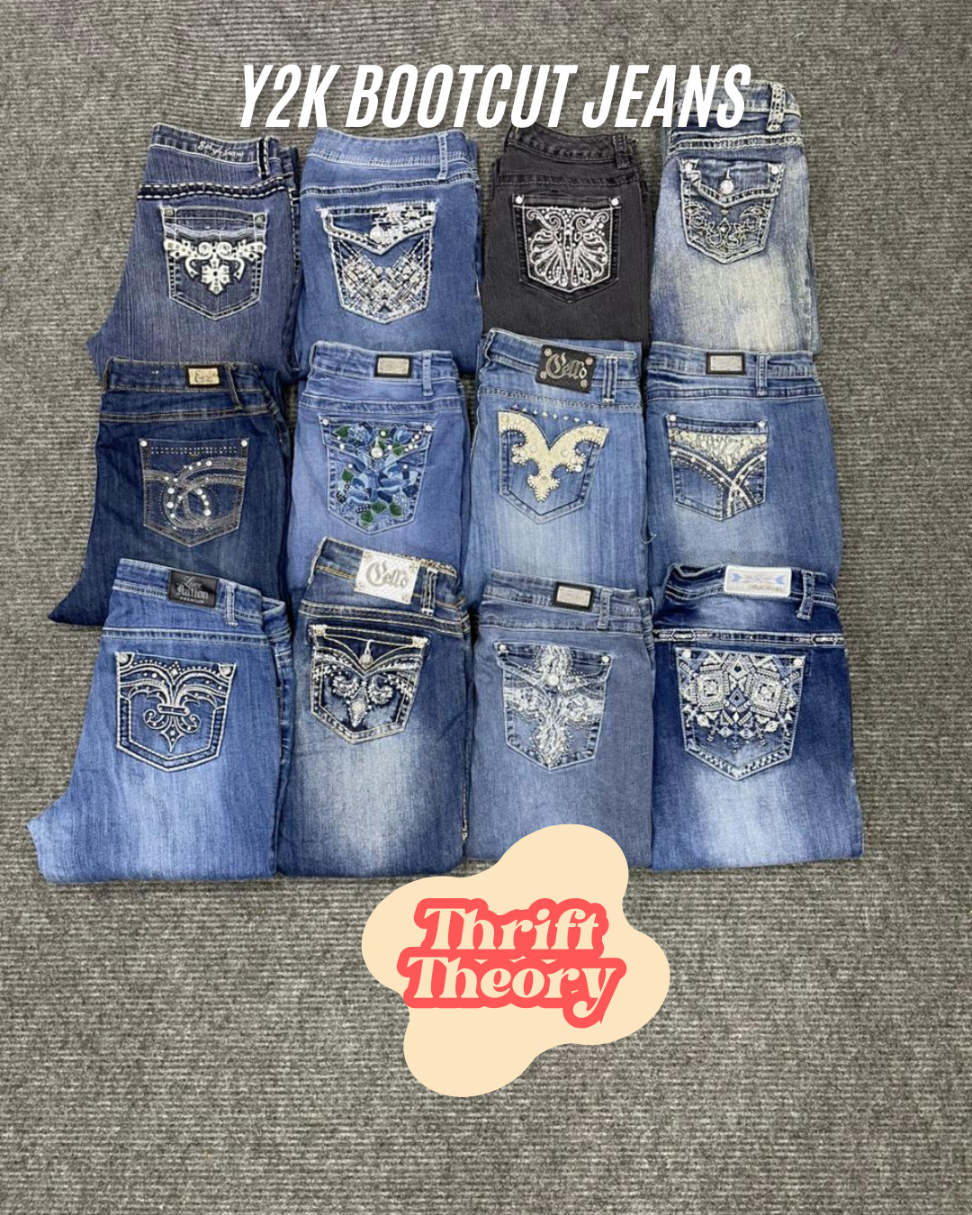 Y2k Bootcut Jeans - (07/01)