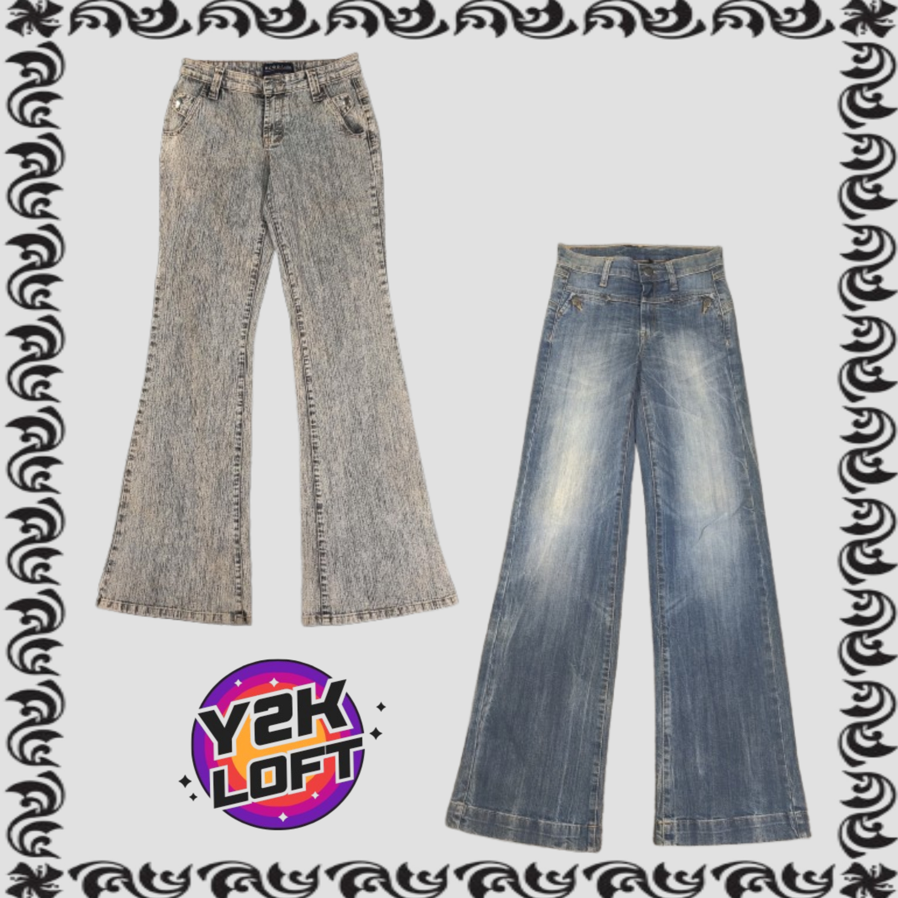 Jean évasé de l'ère Y2K de Paris Hilton