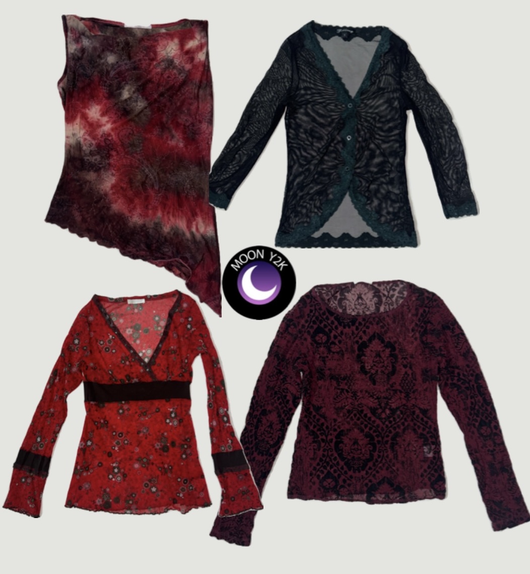 Y2k Euro Grunge gothic tops mix (M-950)
