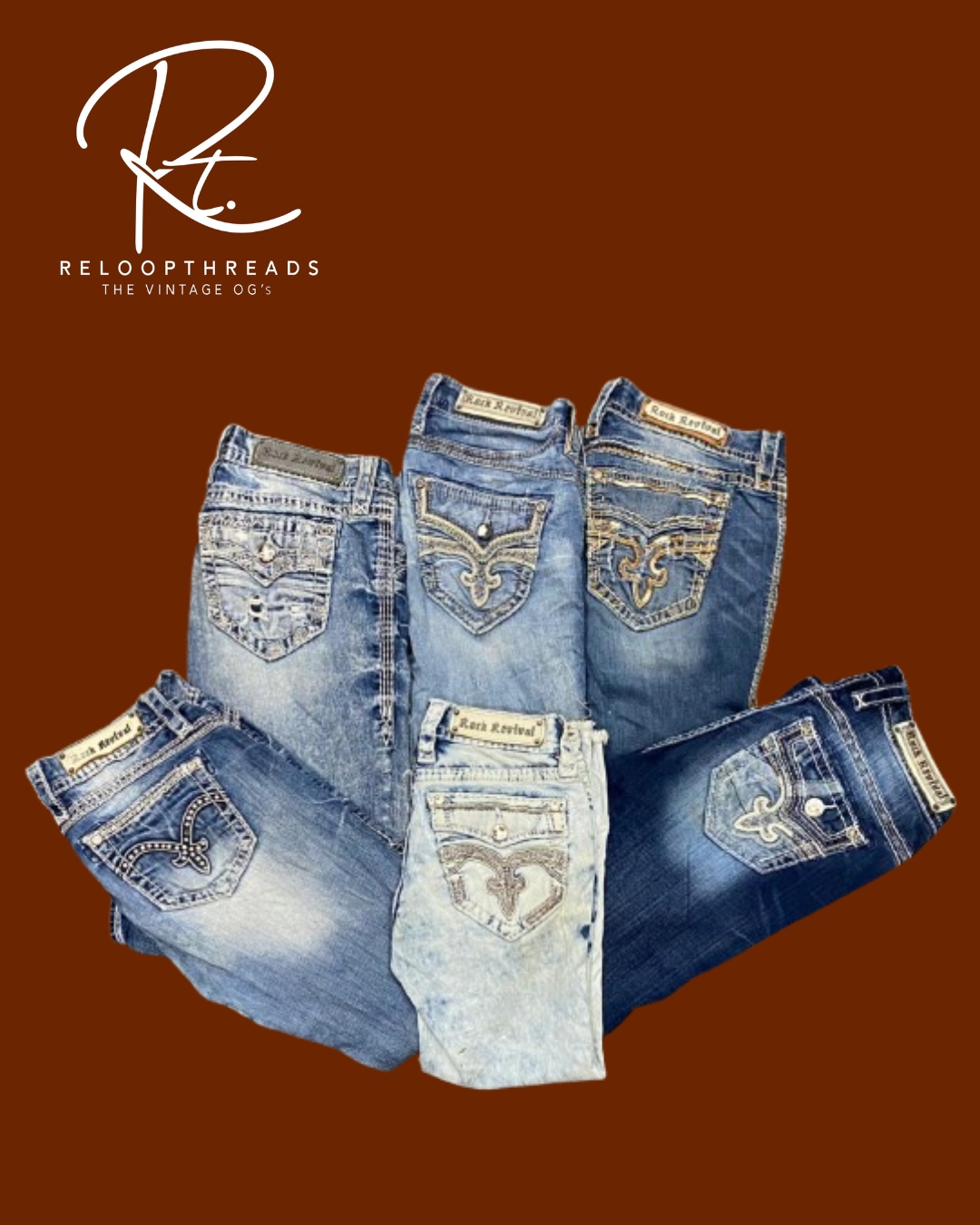 RT 1342 Rock Revival Mix Jeans