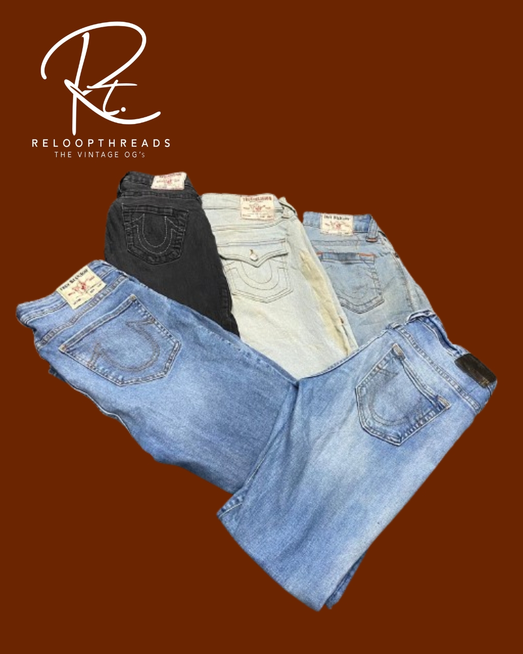 RT 1343 True Religion Mix Jeans