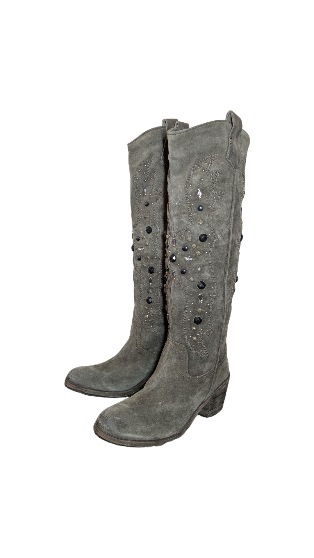MV356# Botas Altas Femininas de Melhor Qualidade