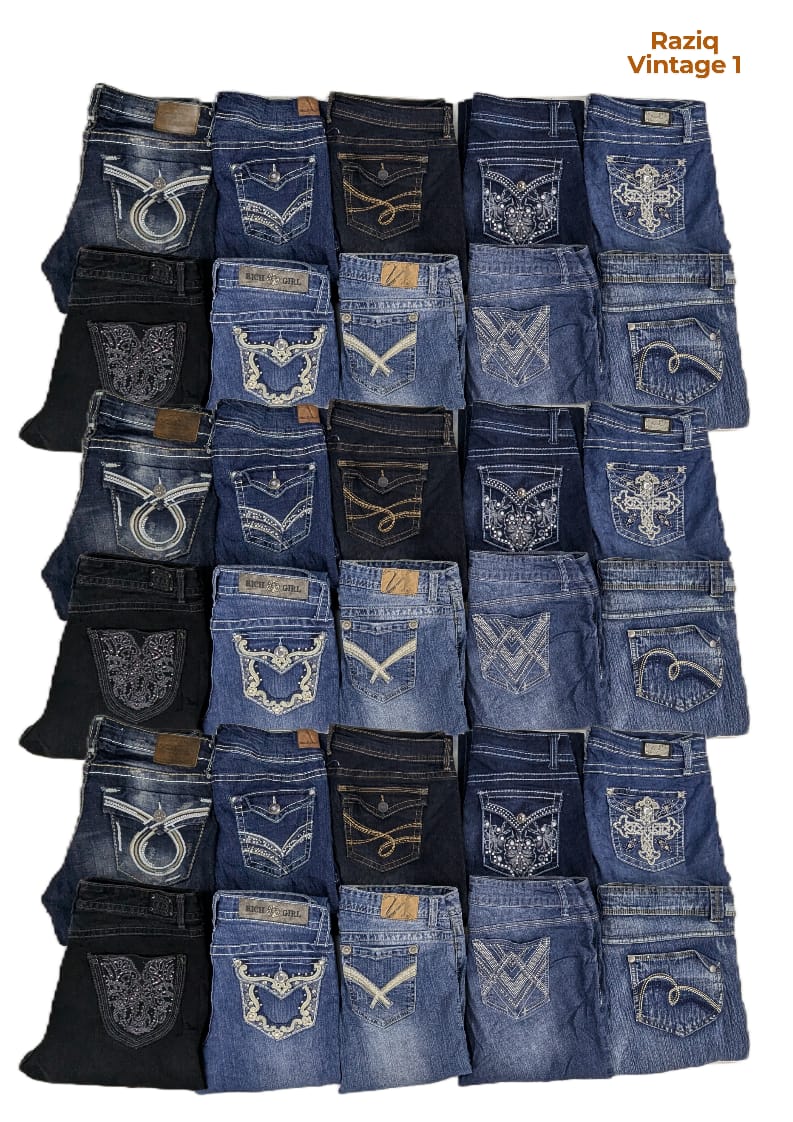 💥 RV1669 Y2K ウィメンズ ブーツカットジーンズ