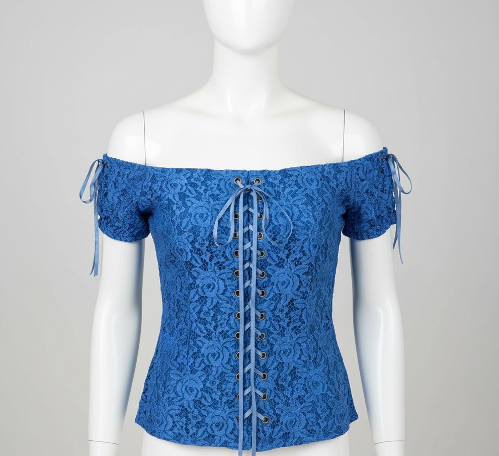 1981 - Y2K Style Printed Blouse