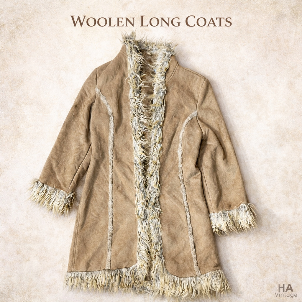 Woolen Trench Coats Inc Afghan Coat