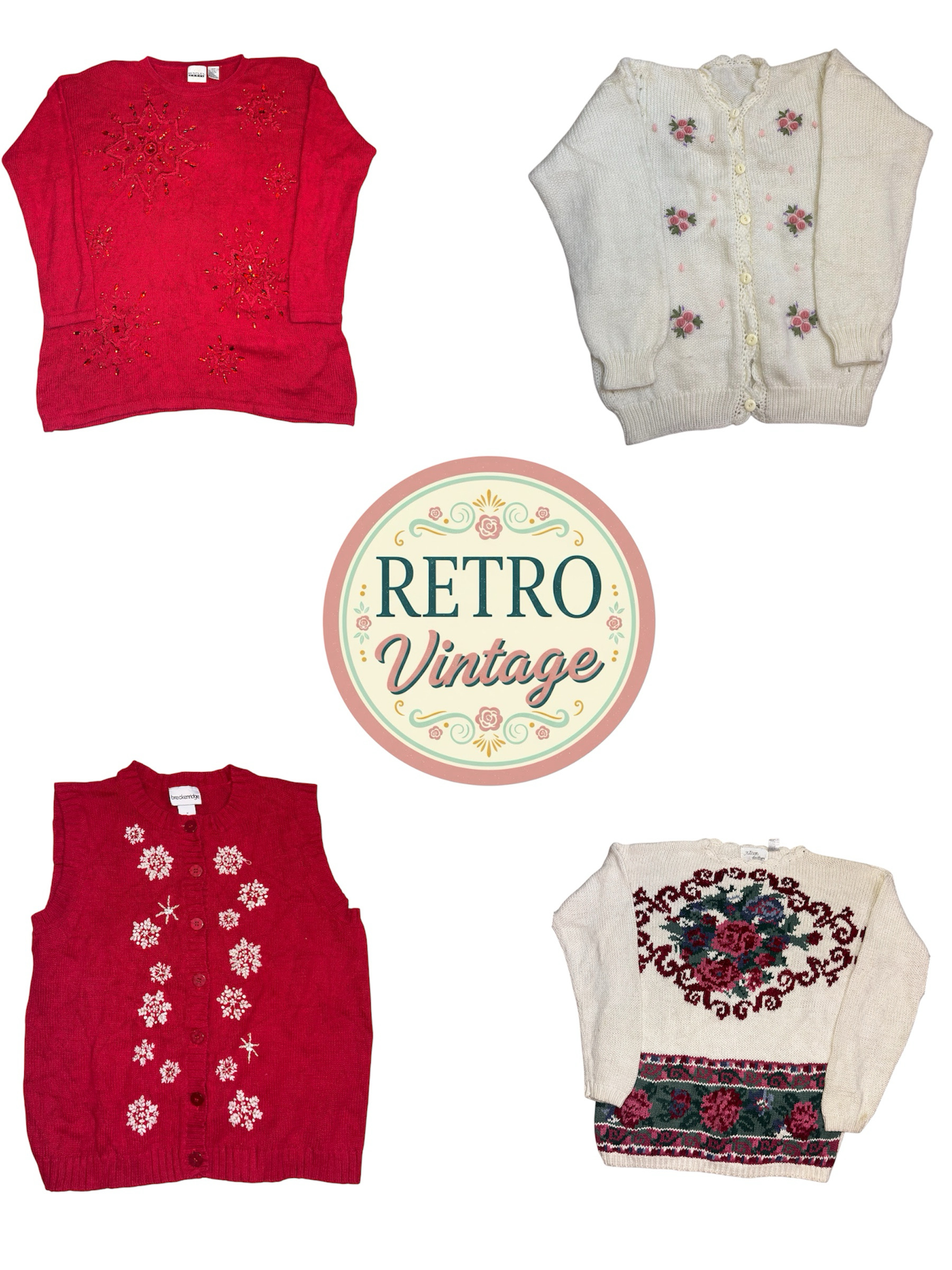 🌸 Timeless Retro Knitwear Collection