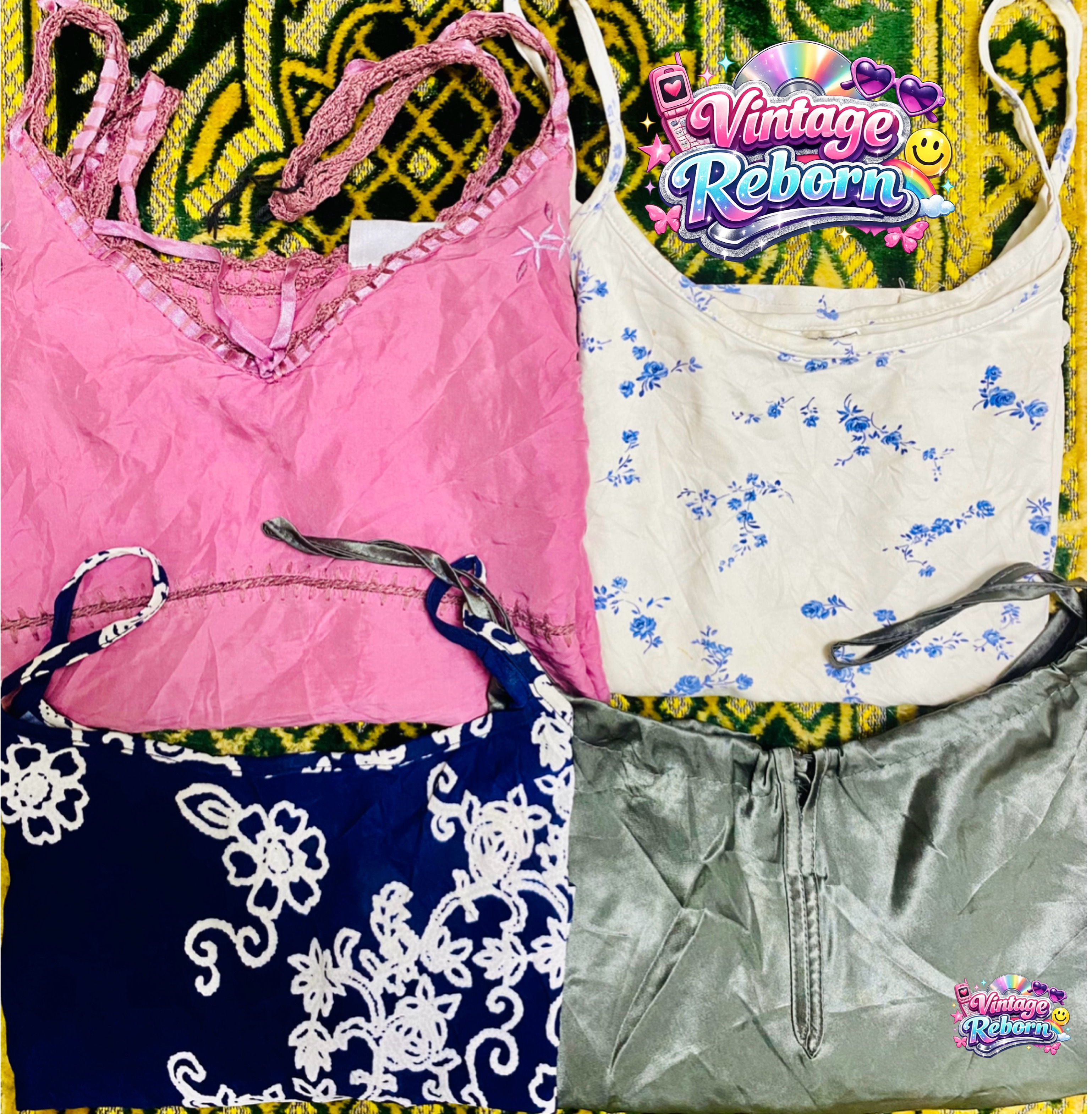 Y2Kレトロドリーム： ヴィンテージキャミソールバンドル（VR-193）