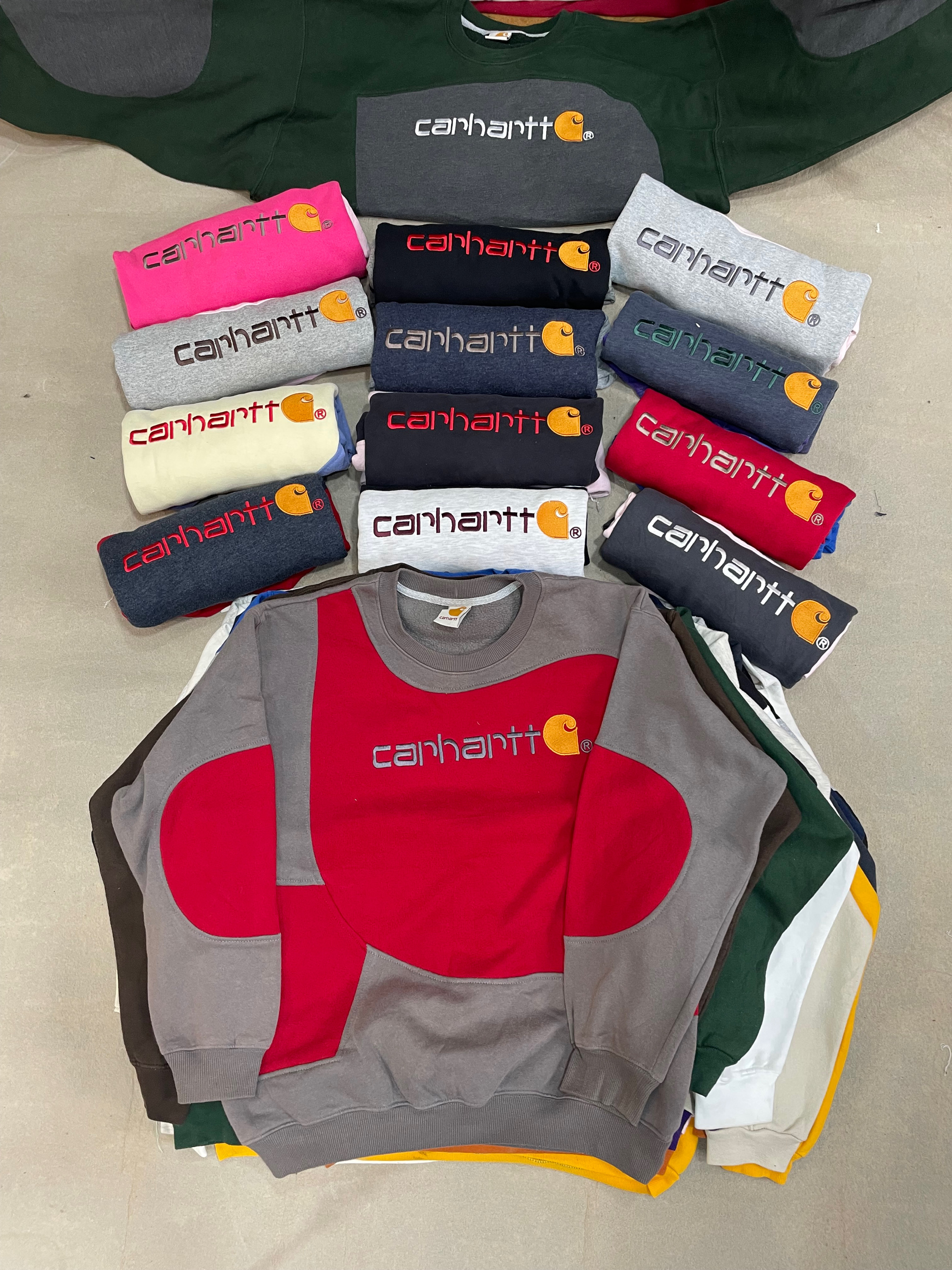 Carhartt reworked style crewneck sweatshirts #8126