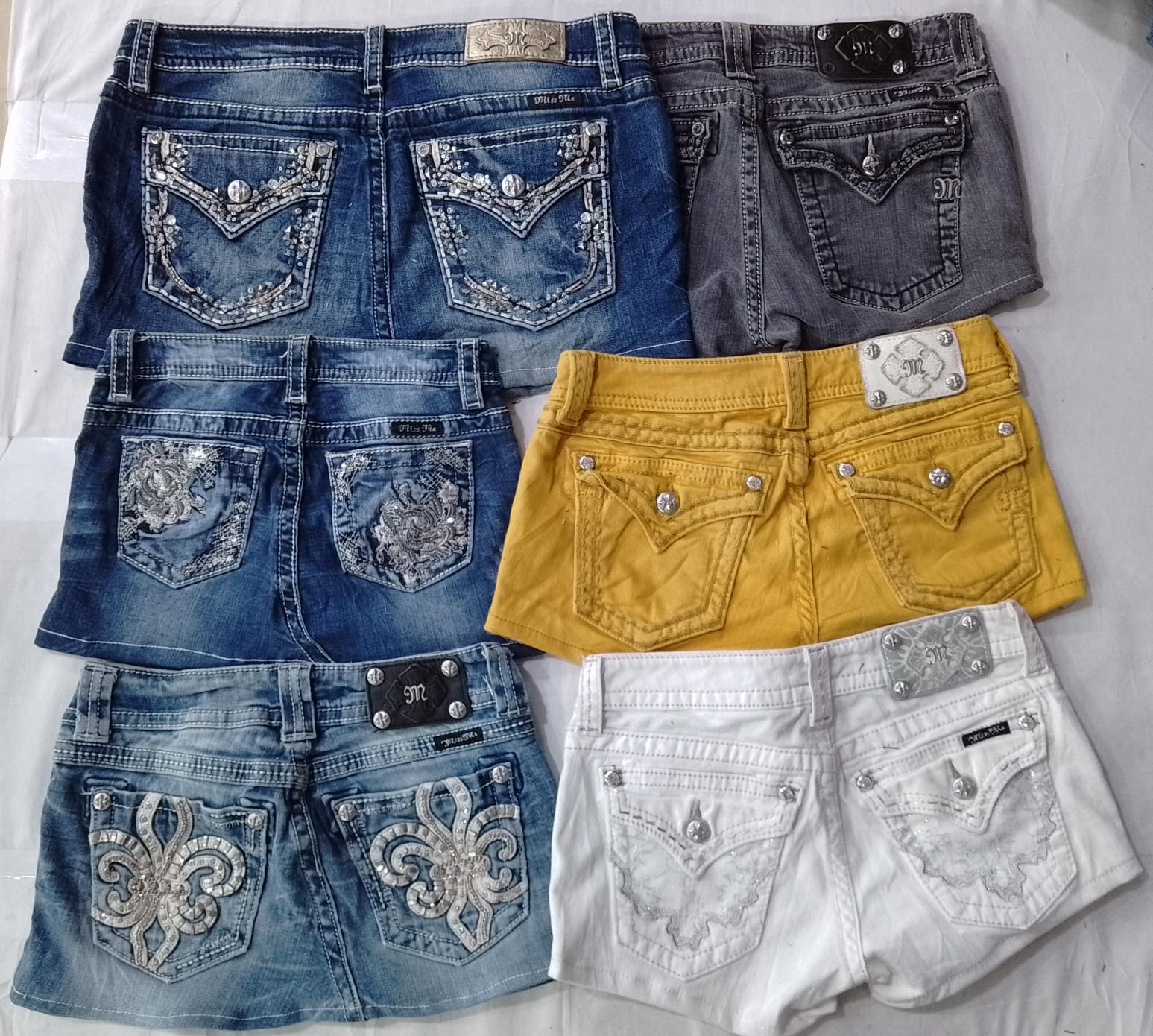 CR5871  UPCYCLED Miss Me Skirts & Shorts