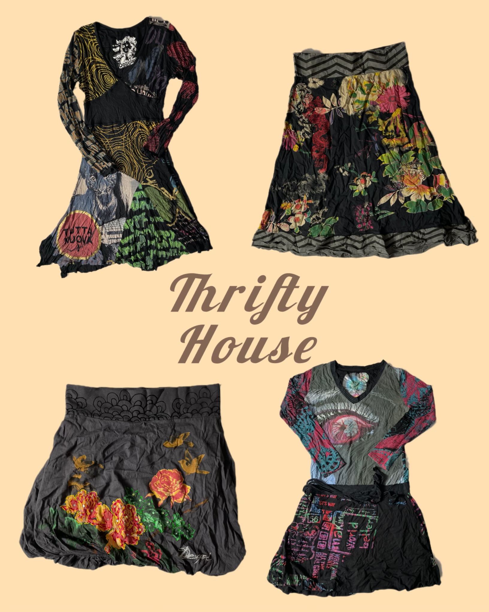 Desigual Mix Dress & Skirts(TH/063)