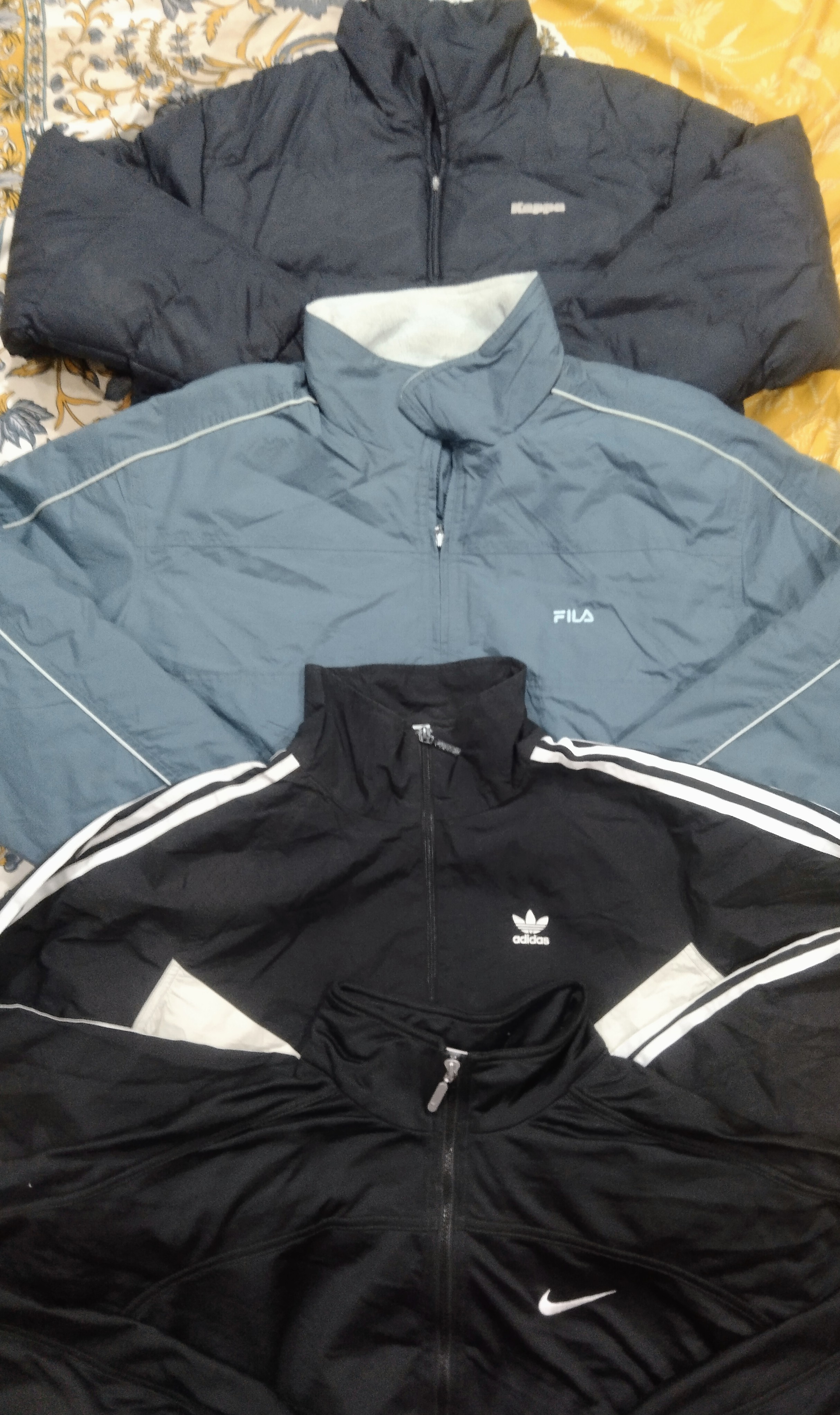 Mix branded track jacket