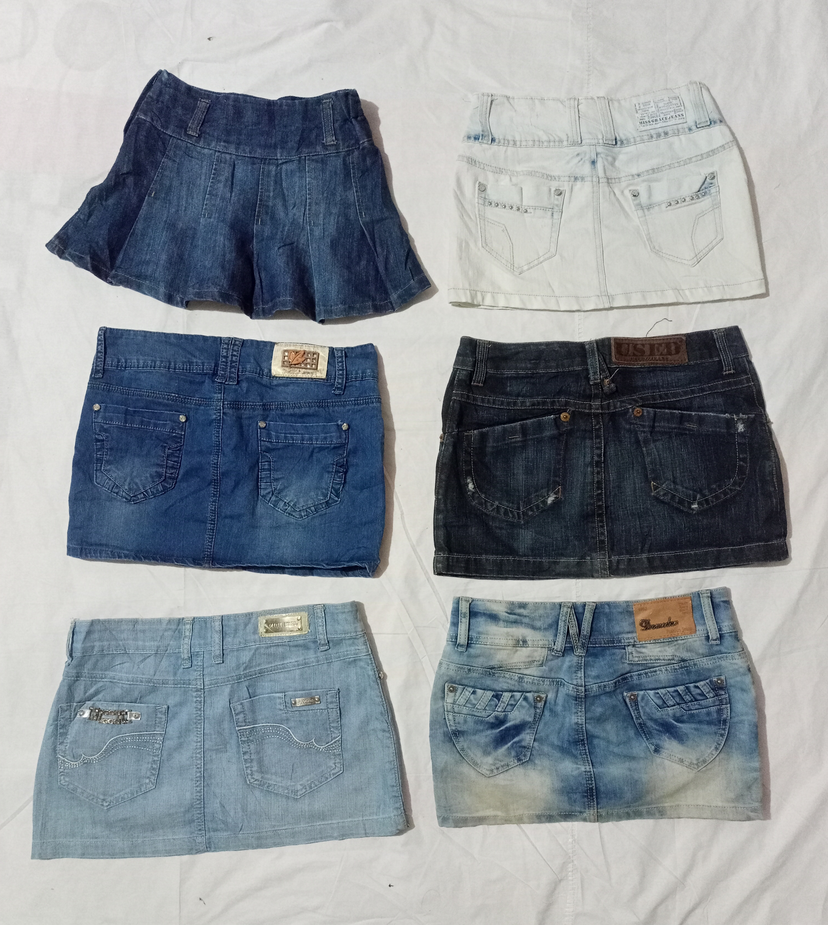 L102 Ladies Y2k Mini Skirts