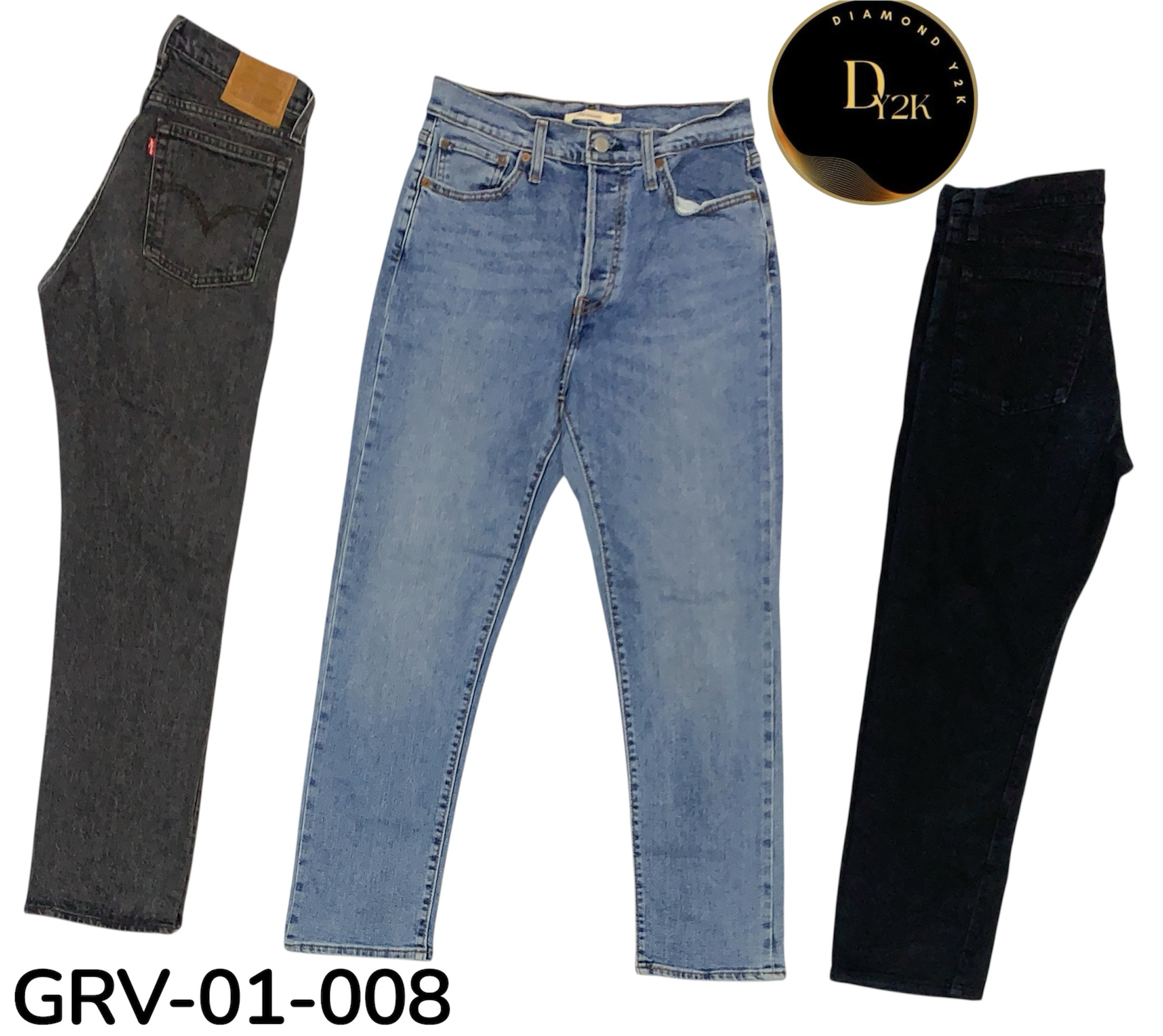 Levi’s unisex Denim Jeans | Comfortable Fit | Original Brand (GRV-01-008)