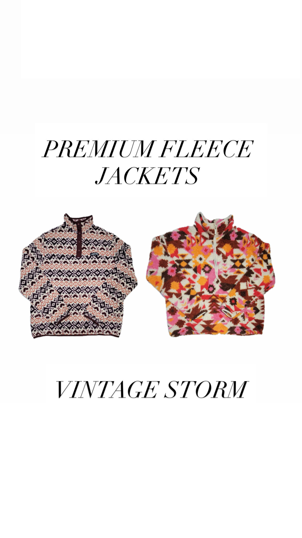 Vestes en polaire imprimées premium