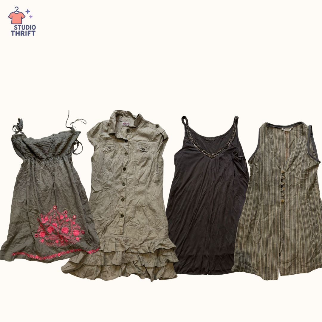 Moss & Metal Y2K Mini Kleid(DR-052)