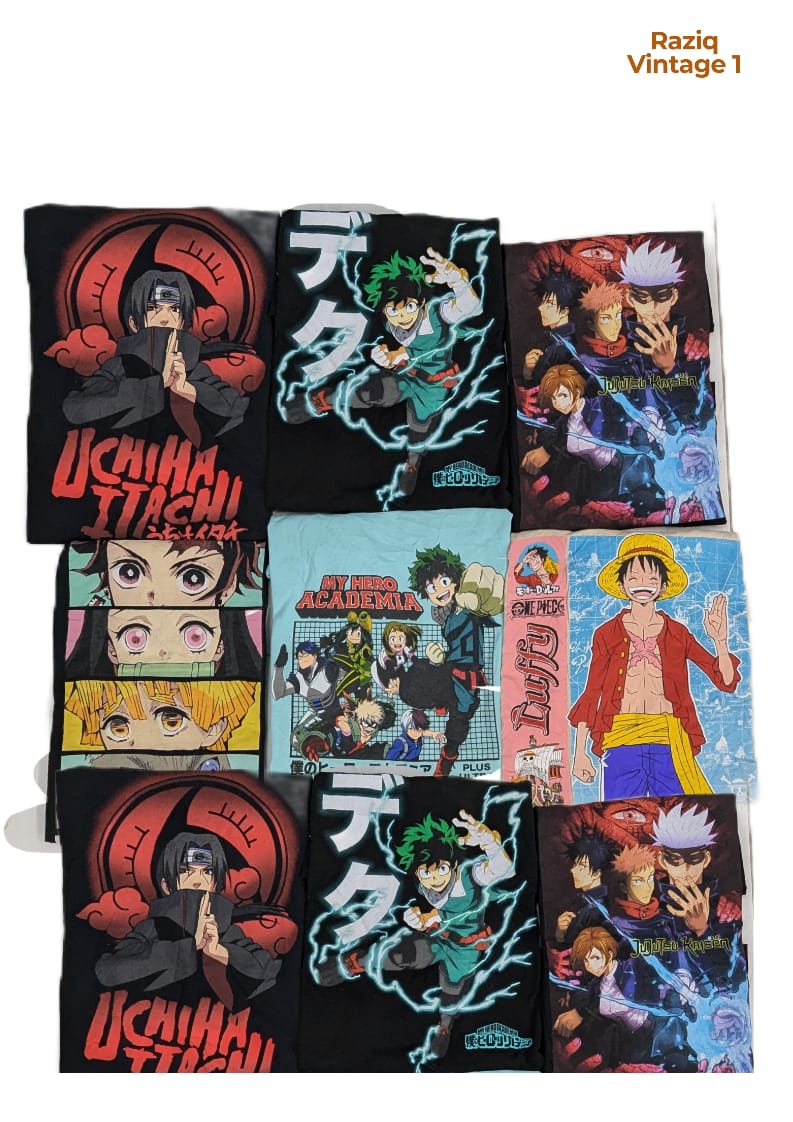 💥 RV1685 T-shirts de dessin animé japonais