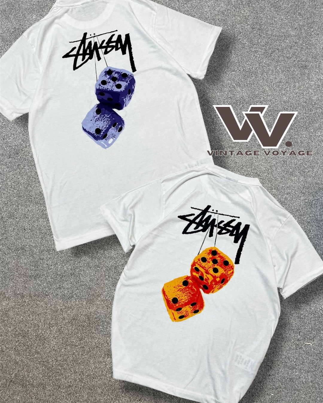 Stussy reworked style printed t-shirts #8126