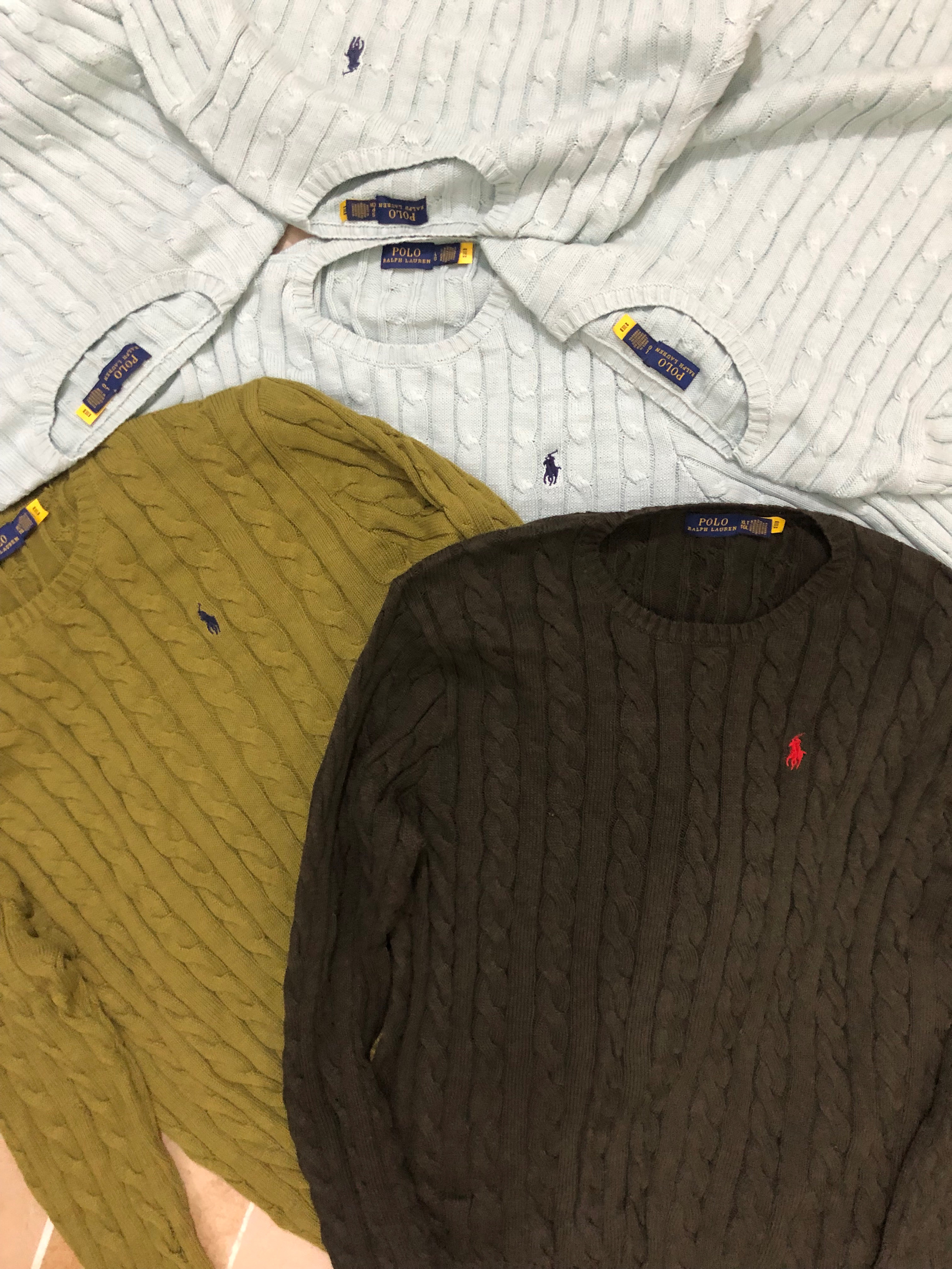 Ralph lauren Cable knit sweaters🧶
