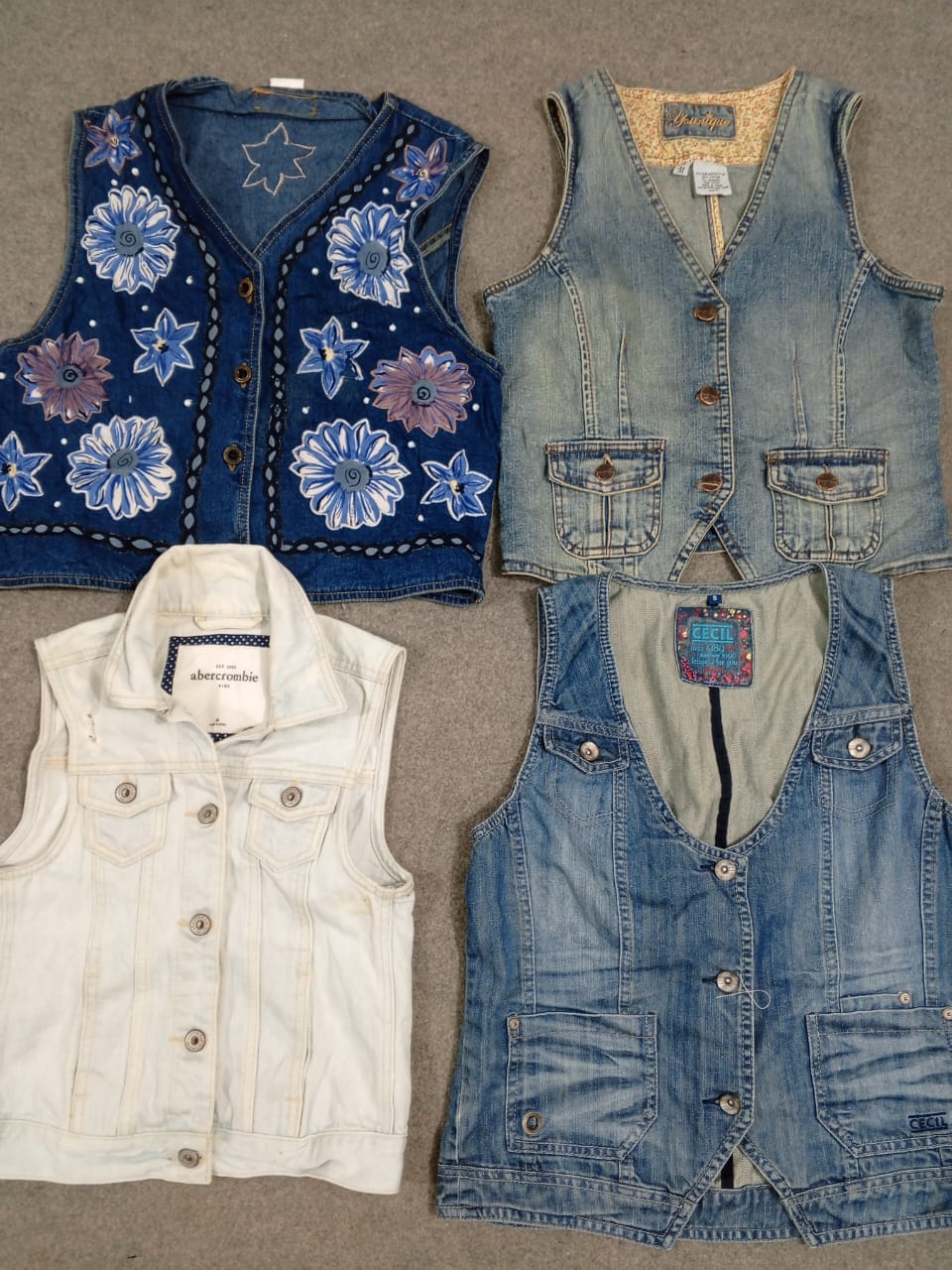 Gilets en denim HD1292 Ladies Y2K